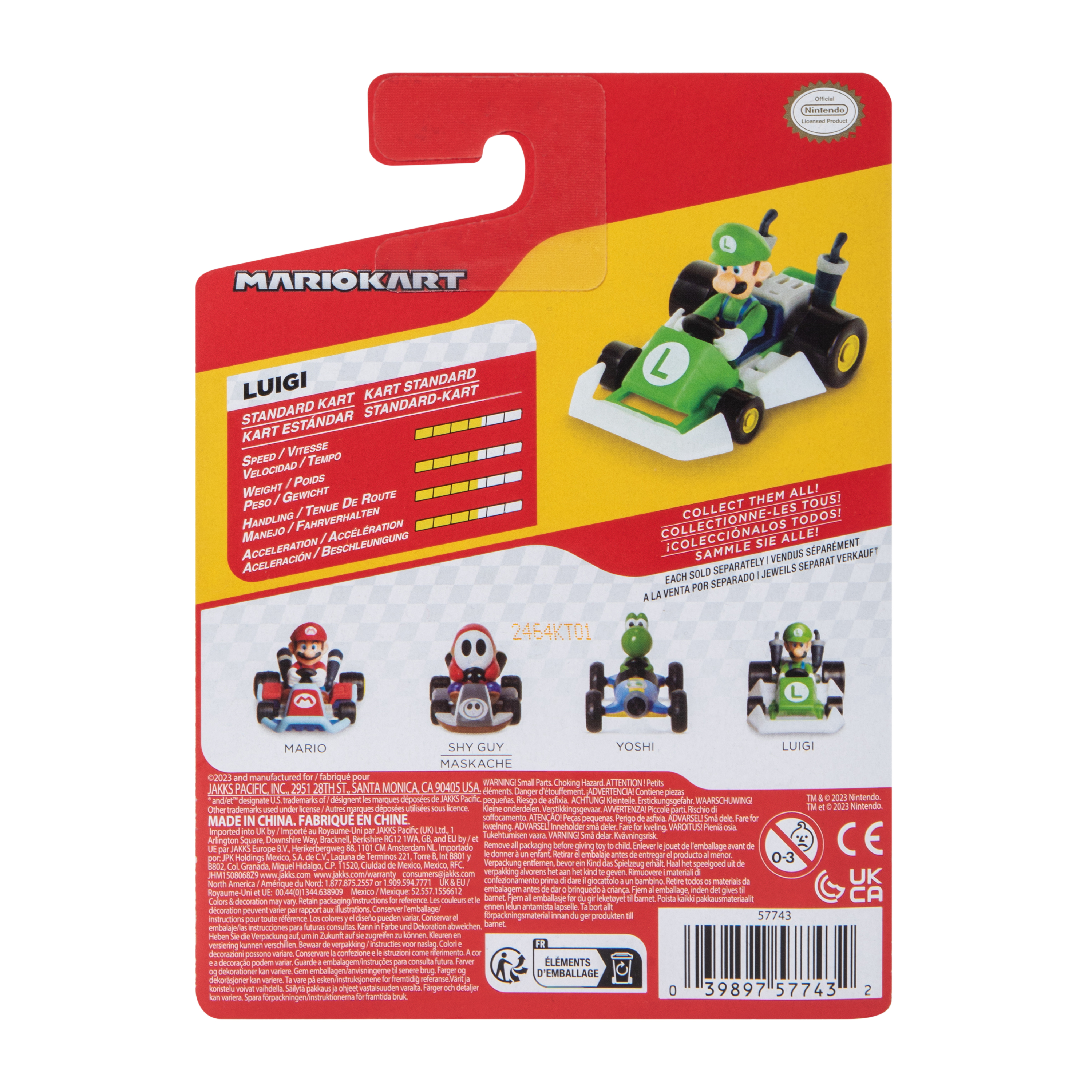 Super Mario Kart Racers Die Cast Toy