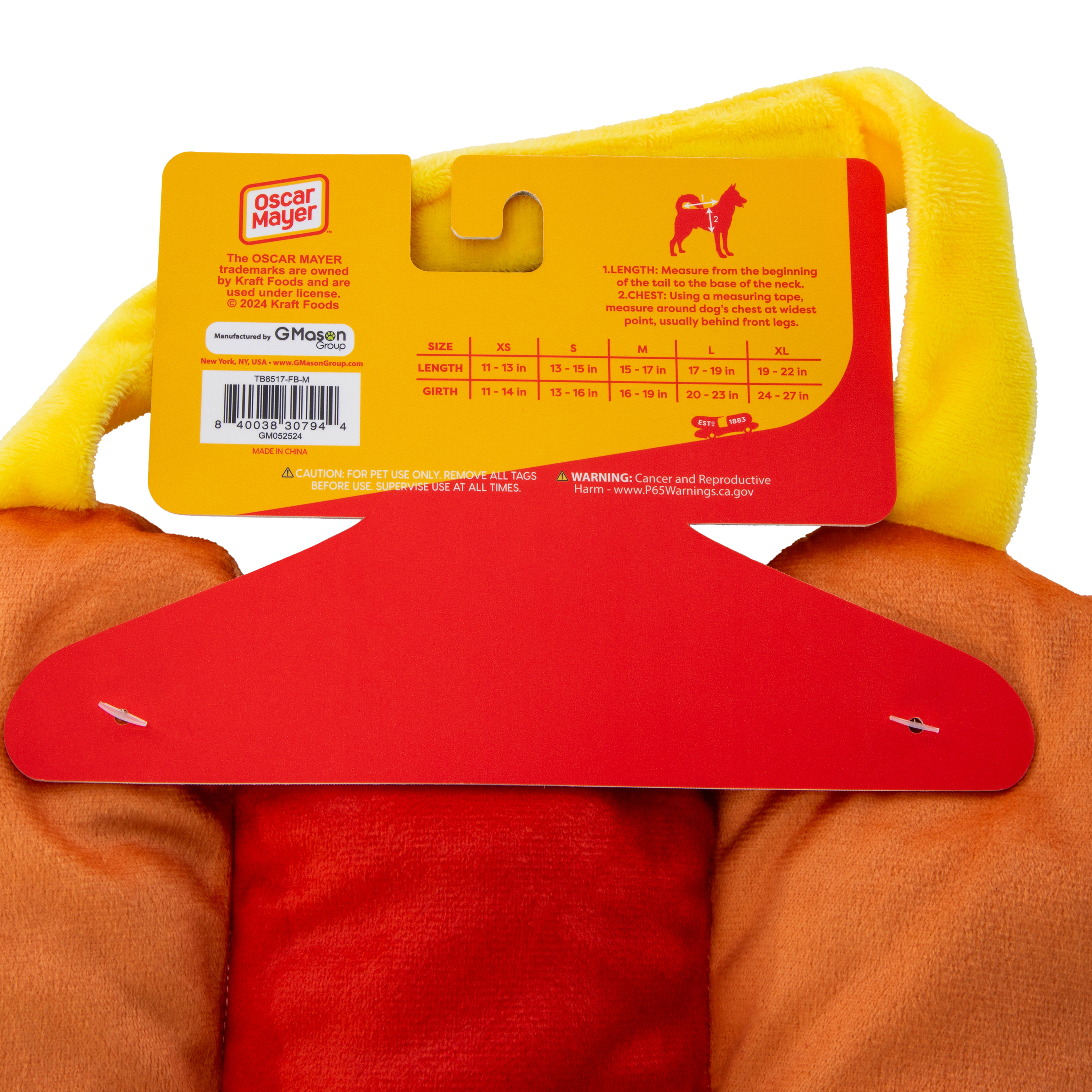 Oscar Mayer™ Hot Dog Pet Costume