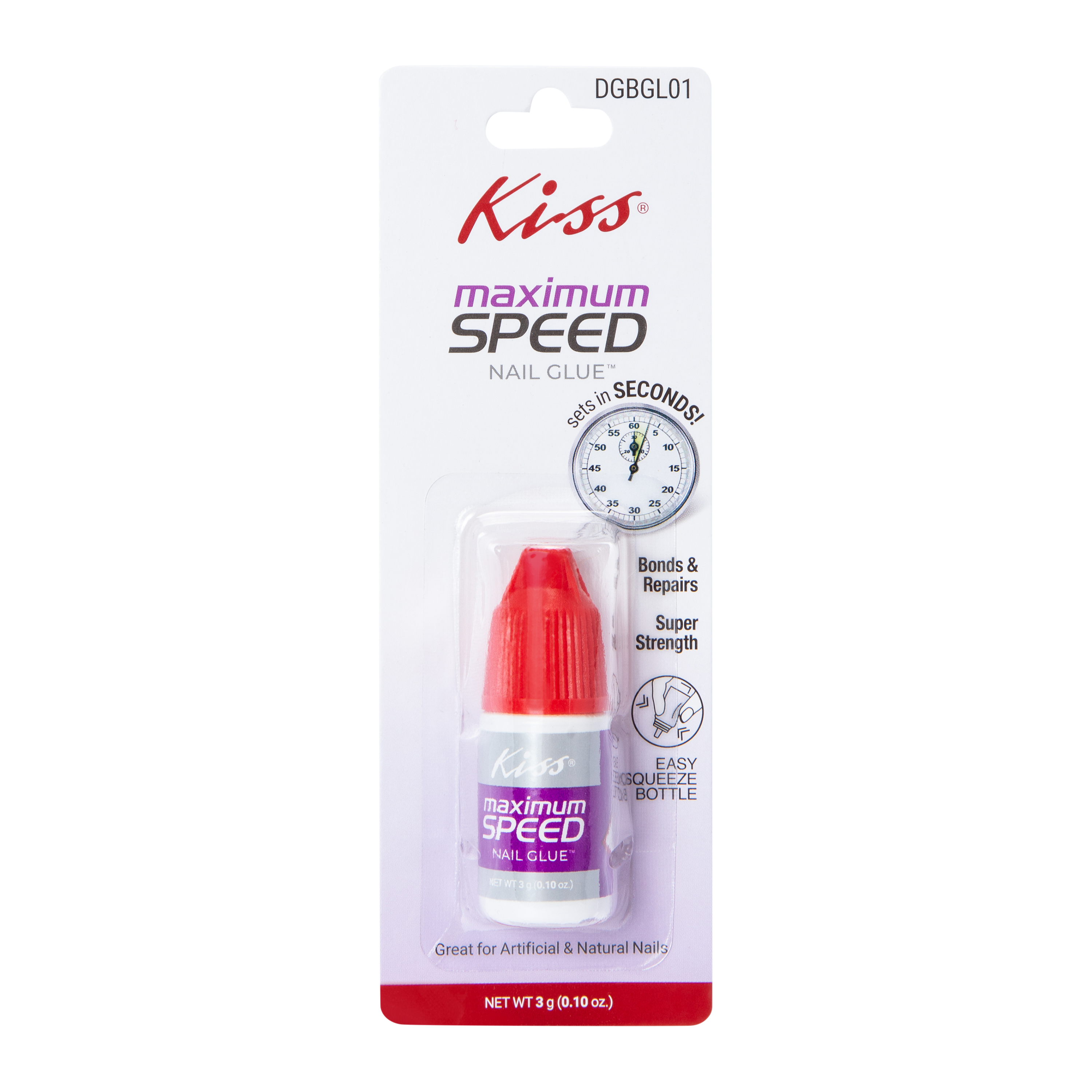 Kiss® Maximum Speed Nail Glue 0.10oz