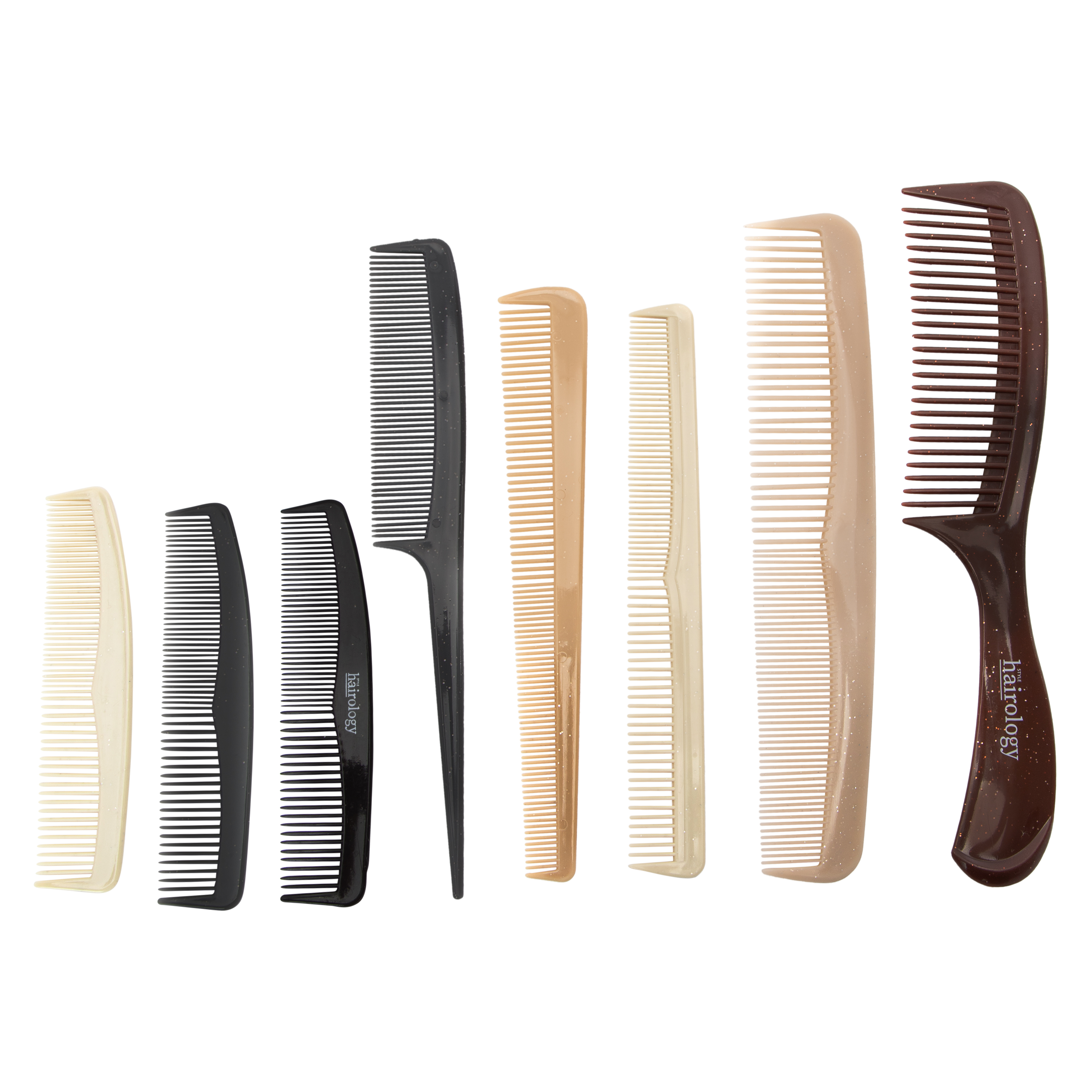 Glitter Comb Set 8-Piece