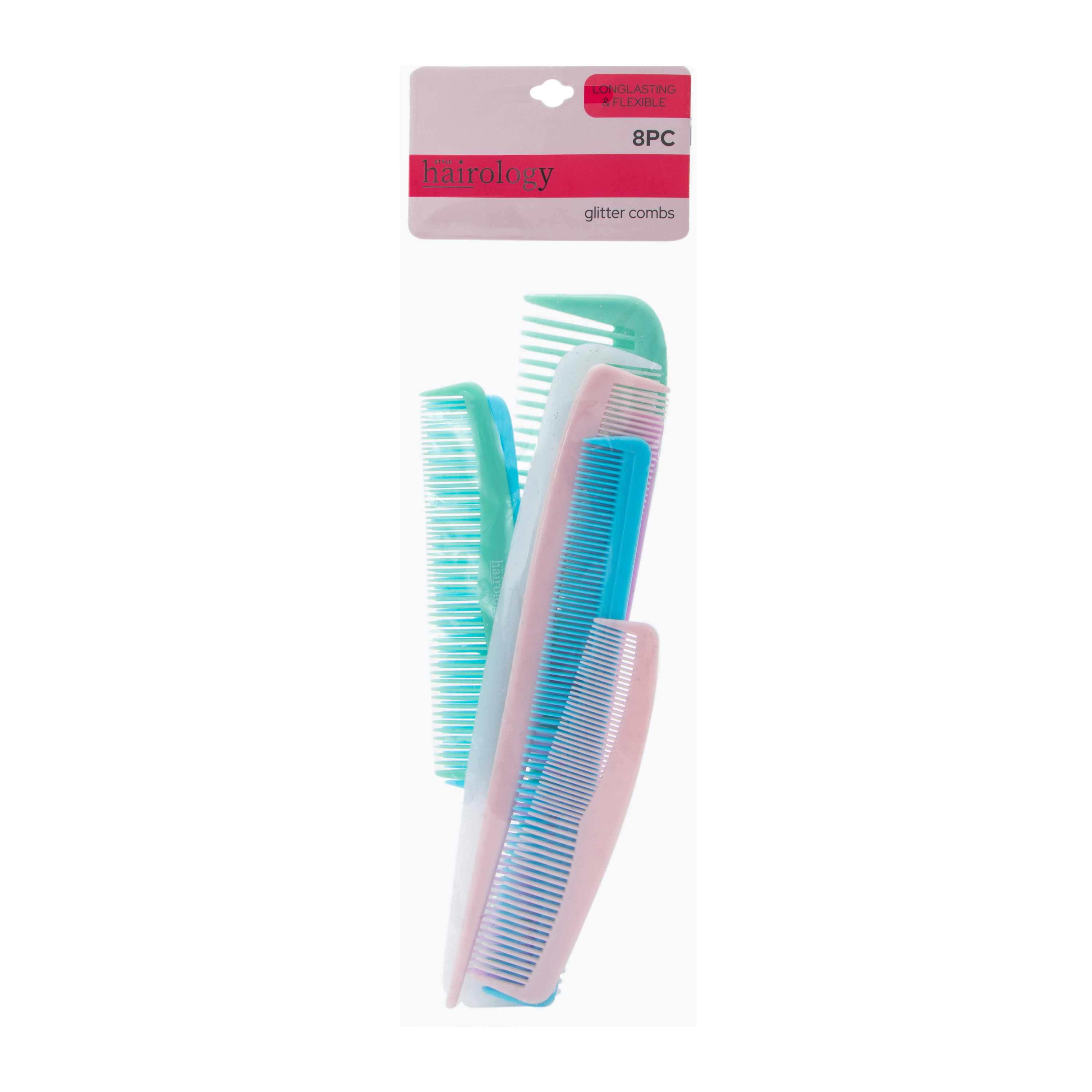Glitter Comb Set 8-Piece