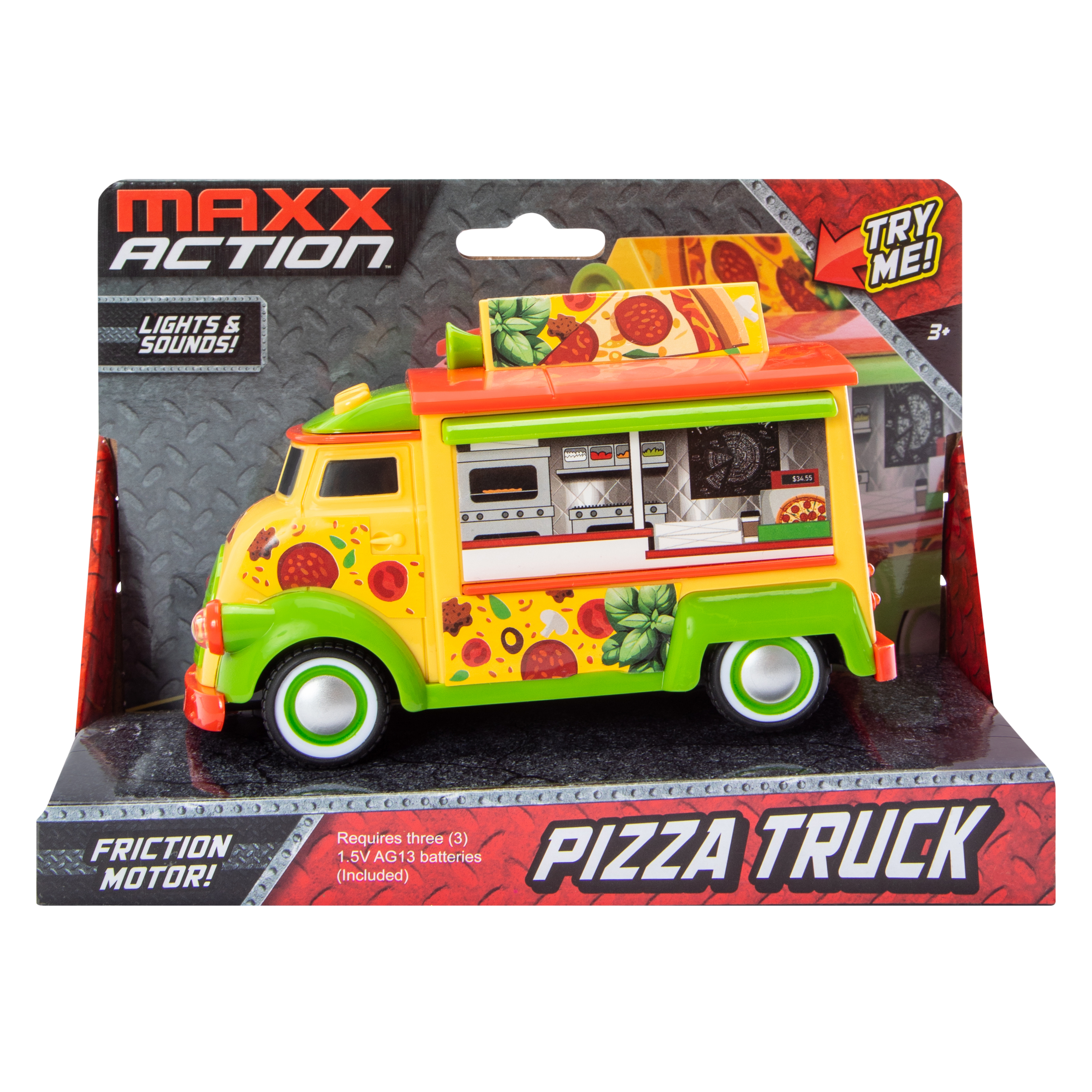 Maxx Action™ Pizza Truck With Lights & Sound | Five Below