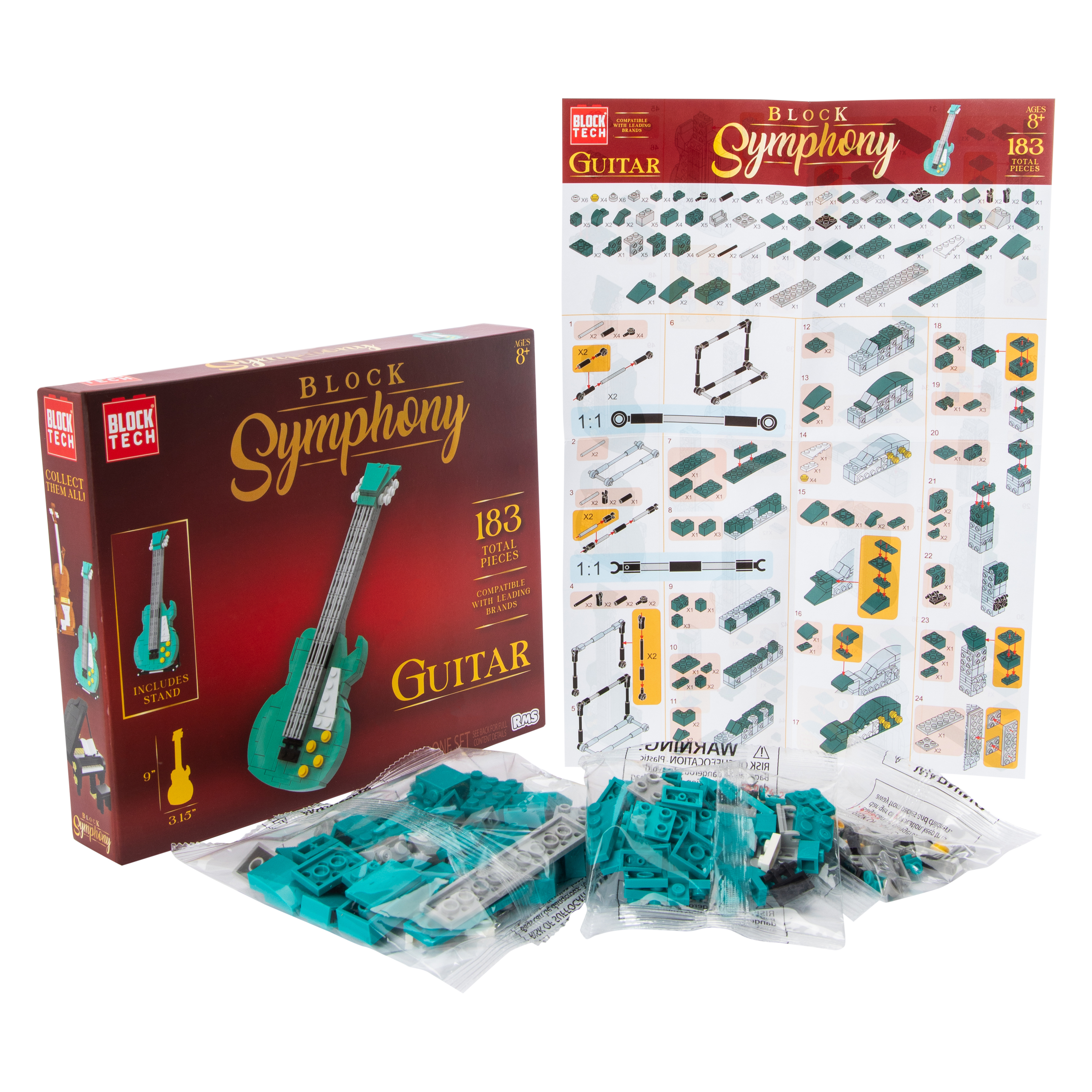 BRANCHIC ブランシック 5点セット Block Tech® Block Symphony Construction Set | Five Below