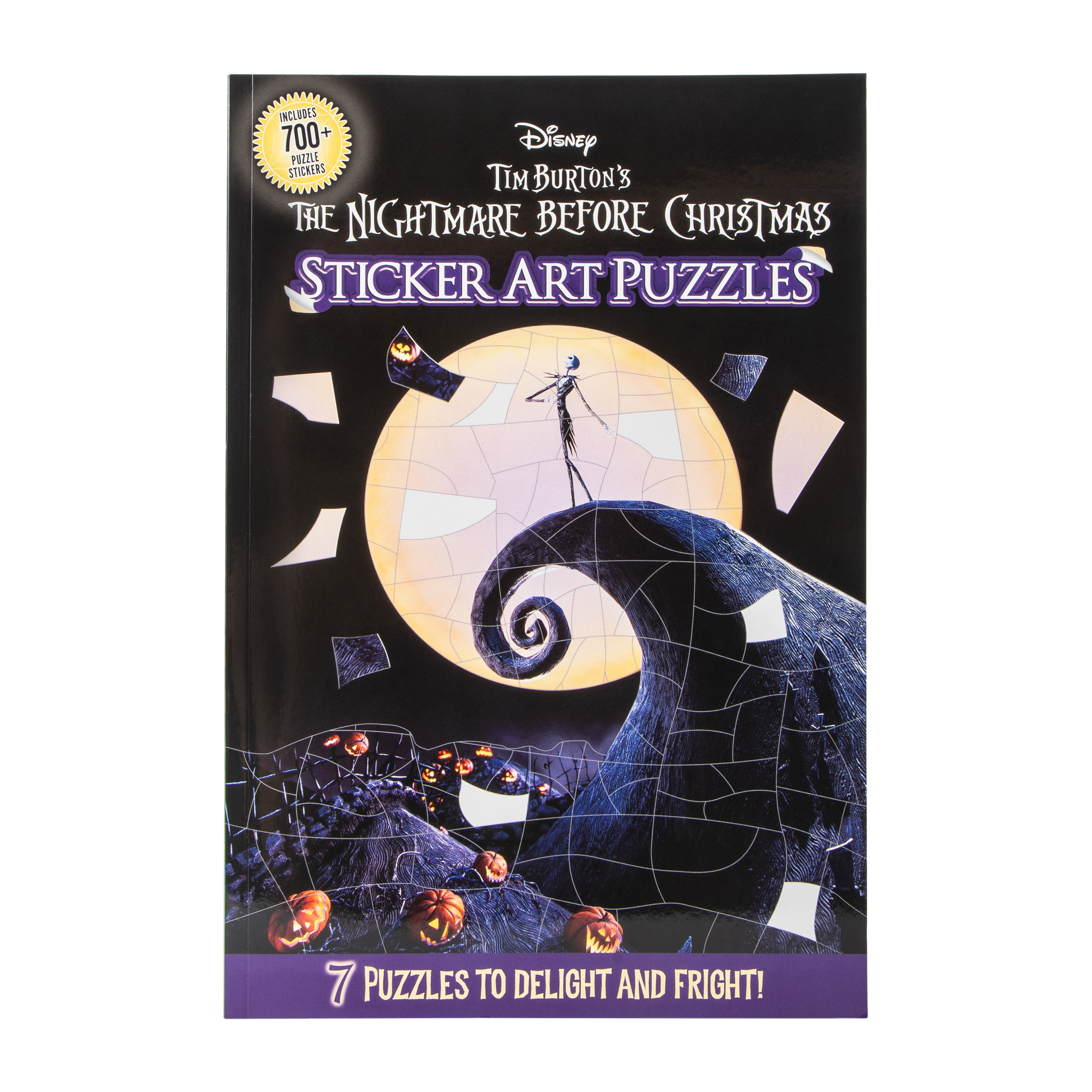 Disney Tim Burton's The Nightmare Before Christmas Sticker Art Puzzles Book