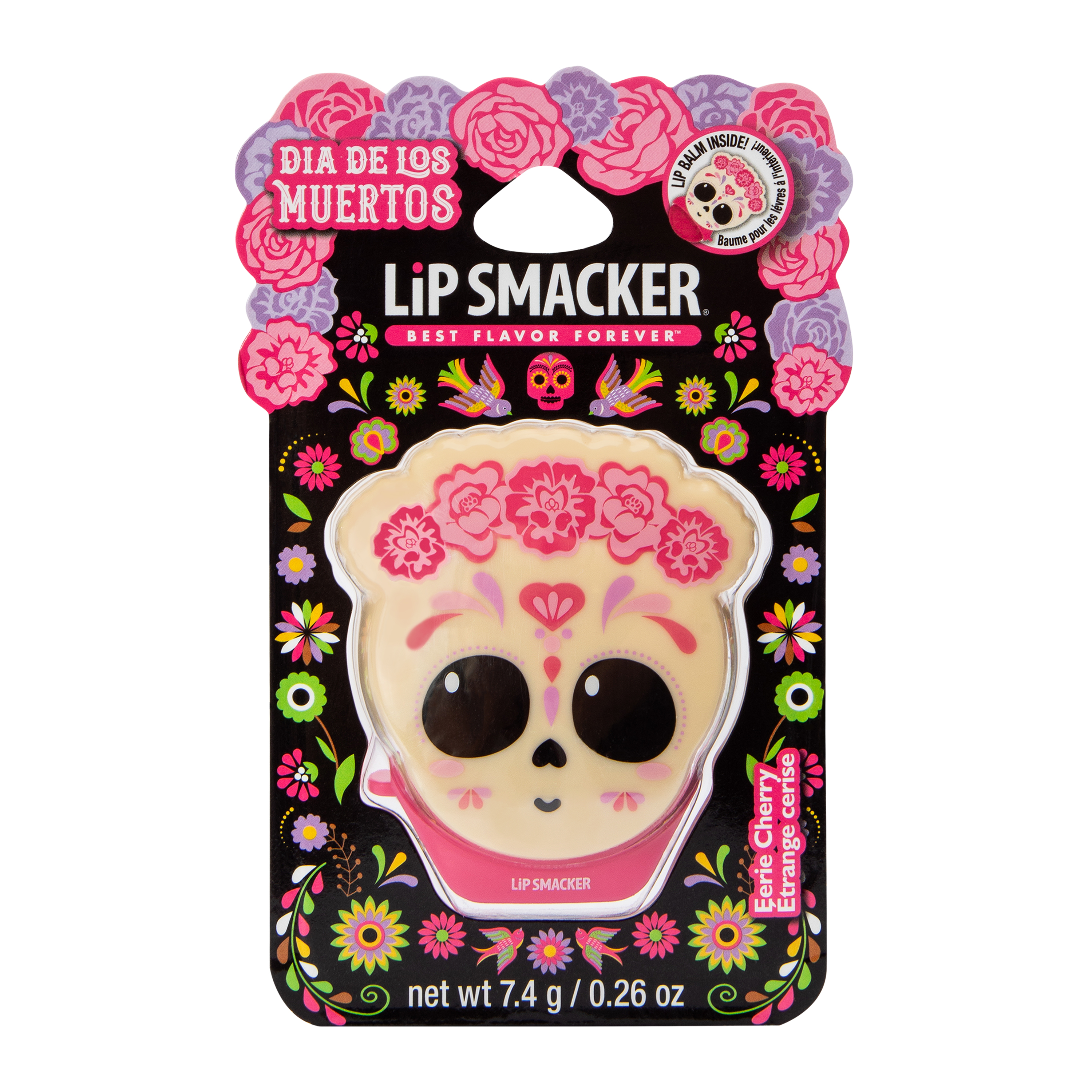 Lip Smacker® Dia De Los Muertos Lip Balm 0.26oz - Eerie Cherry