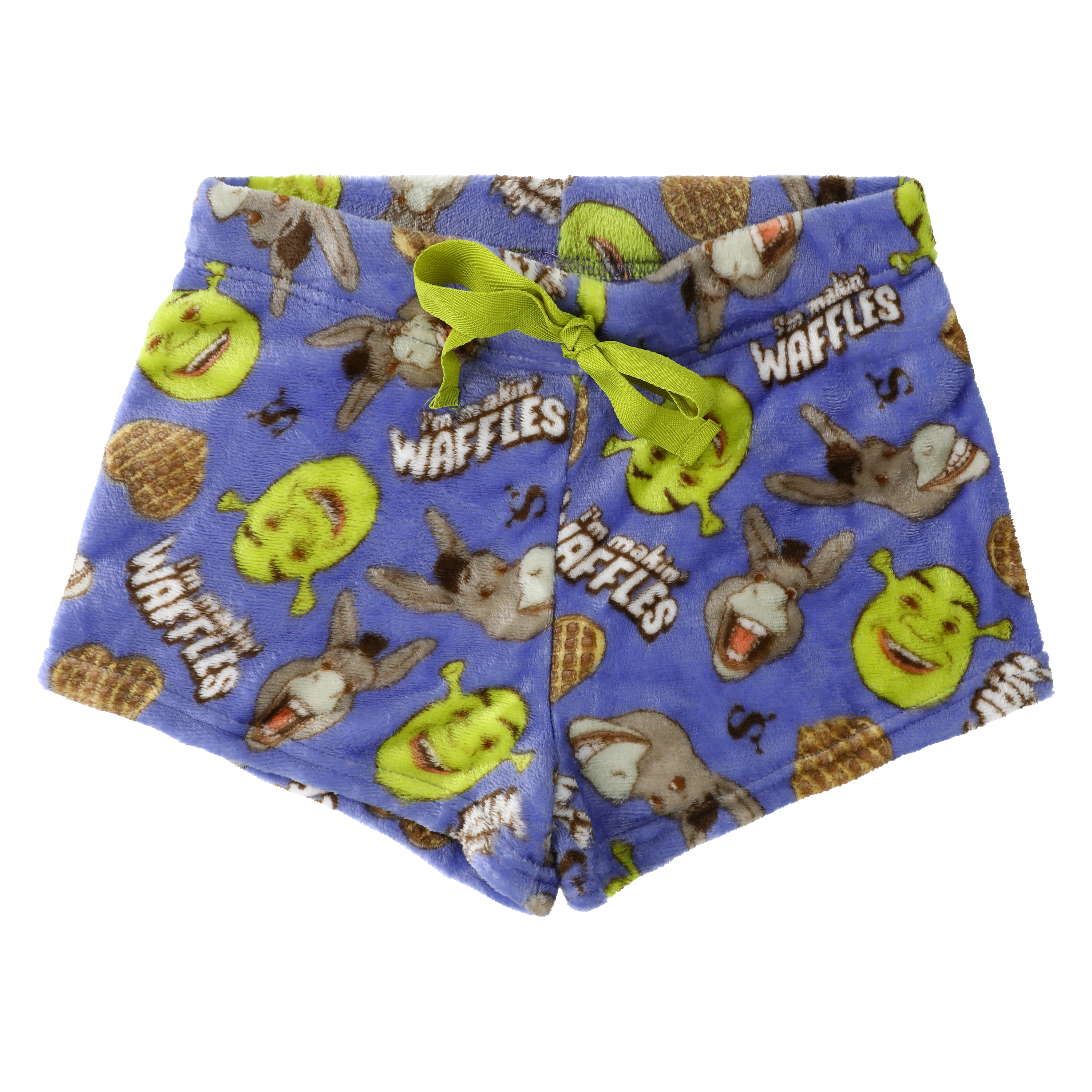 Juniors Shrek Plush Shorts