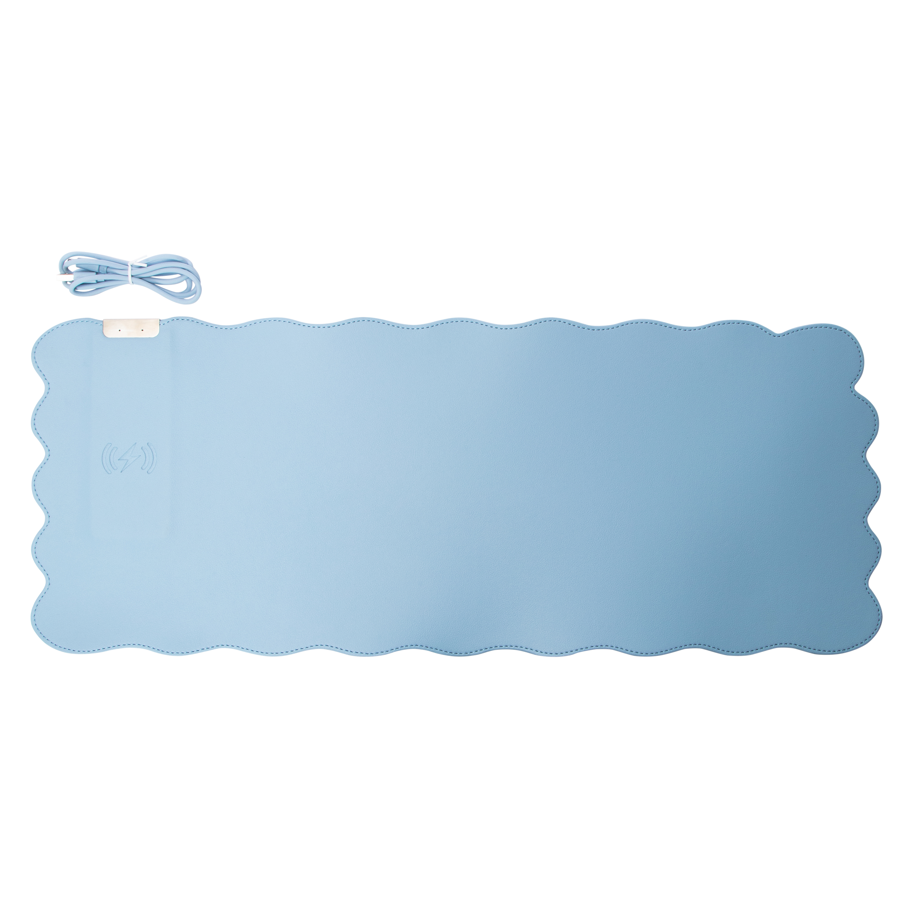 Deskpad With Wireless Charger 23.69in x 9.37in