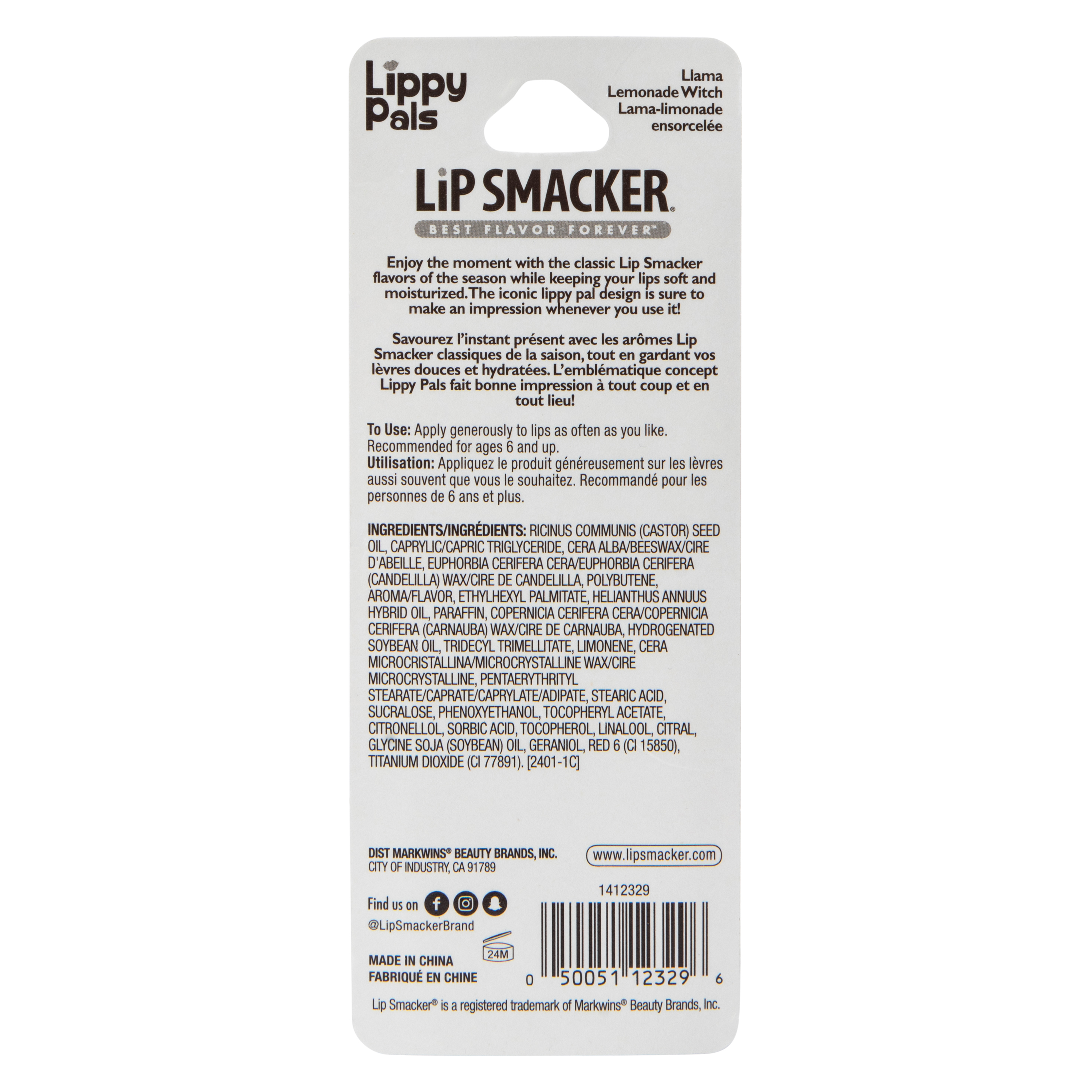 Lip Smacker® Lippy Pals Lip Balm 0.14oz - Llama Lemonade Witch