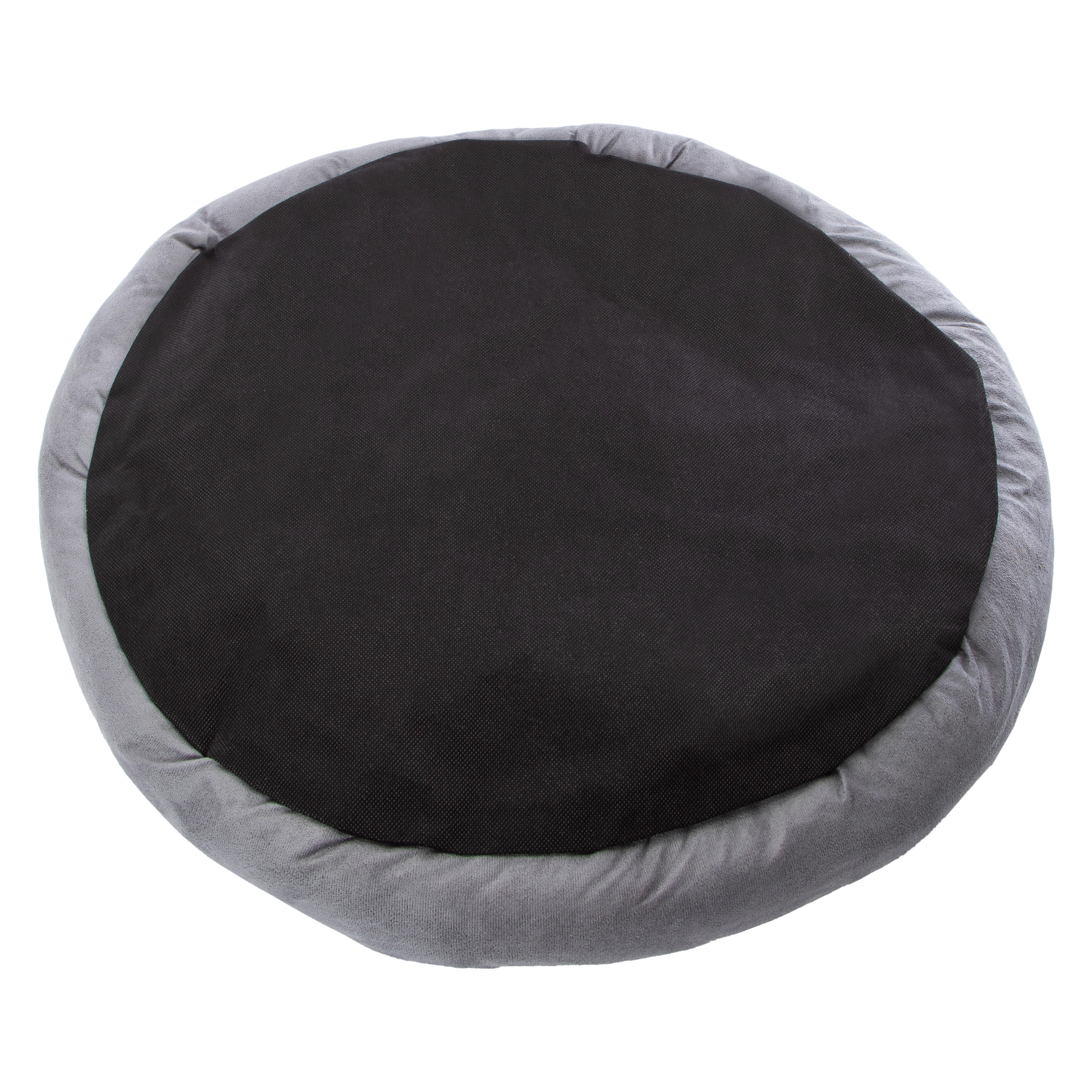 Round Plush Pet Bed 22in