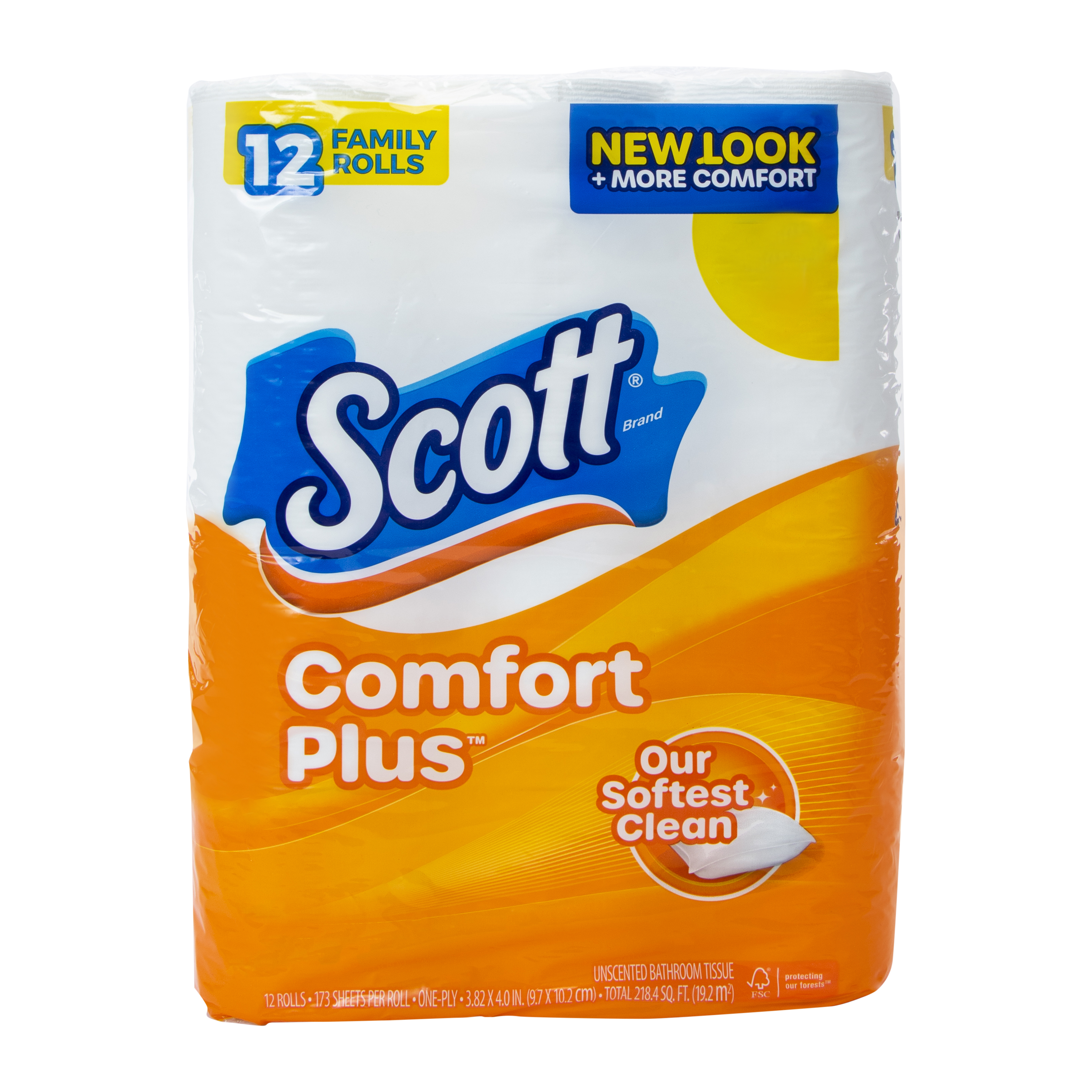 Scott® Comfort Plus™ Unscented Bathroom Tissue 12-Count