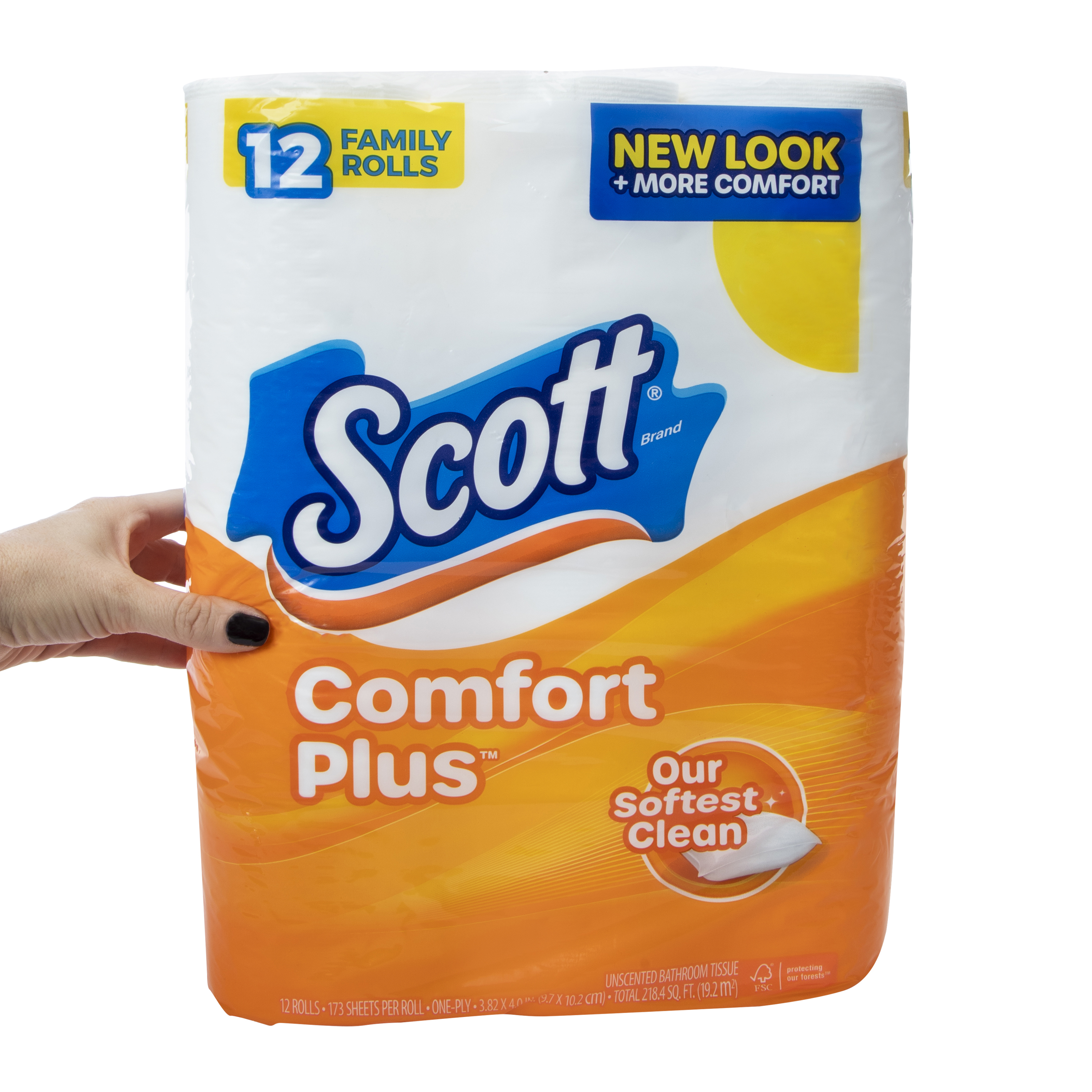 Scott® Comfort Plus™ Unscented Bathroom Tissue 12-Count