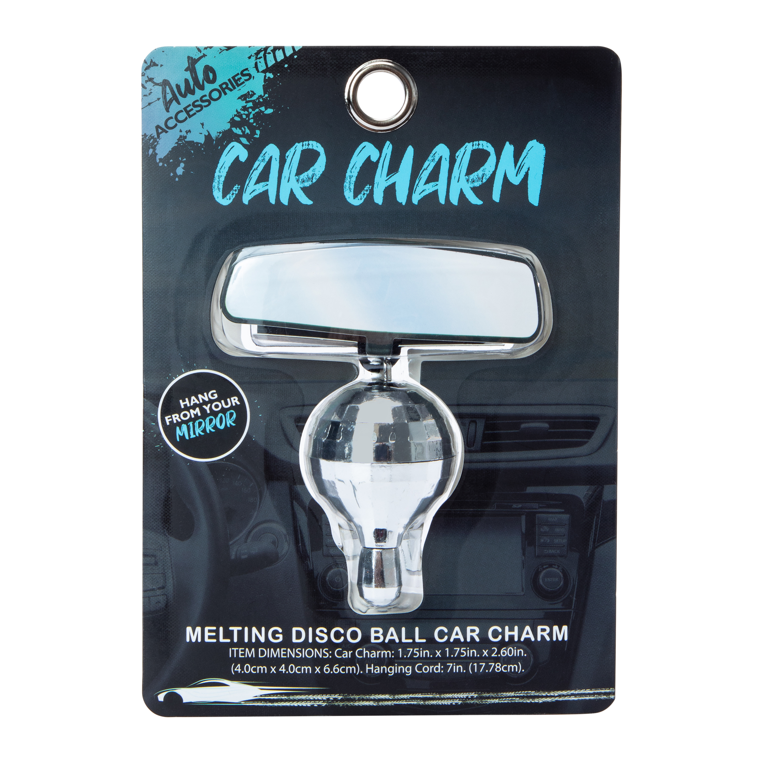 Disco Ball Car Charm