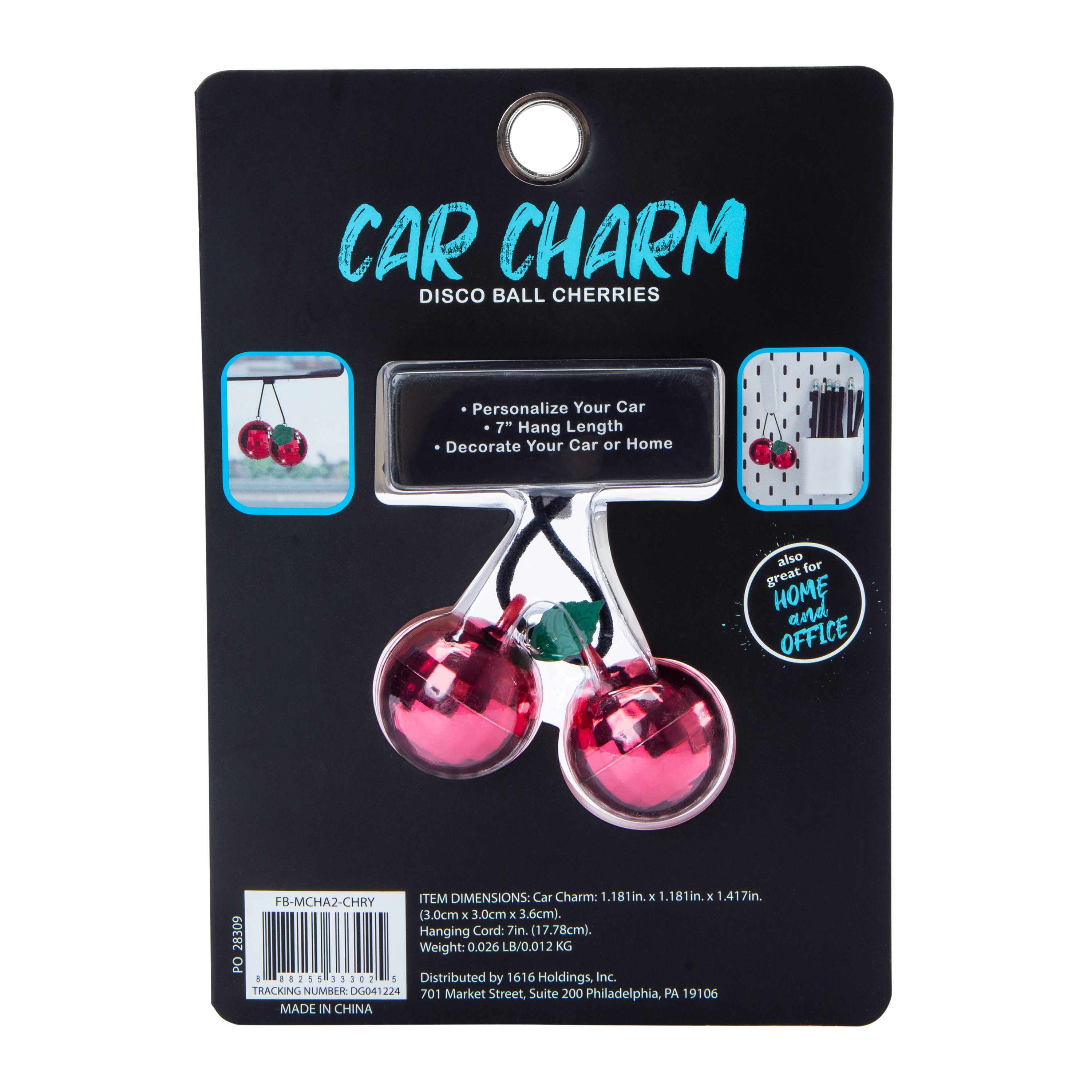 Disco Ball Car Charm
