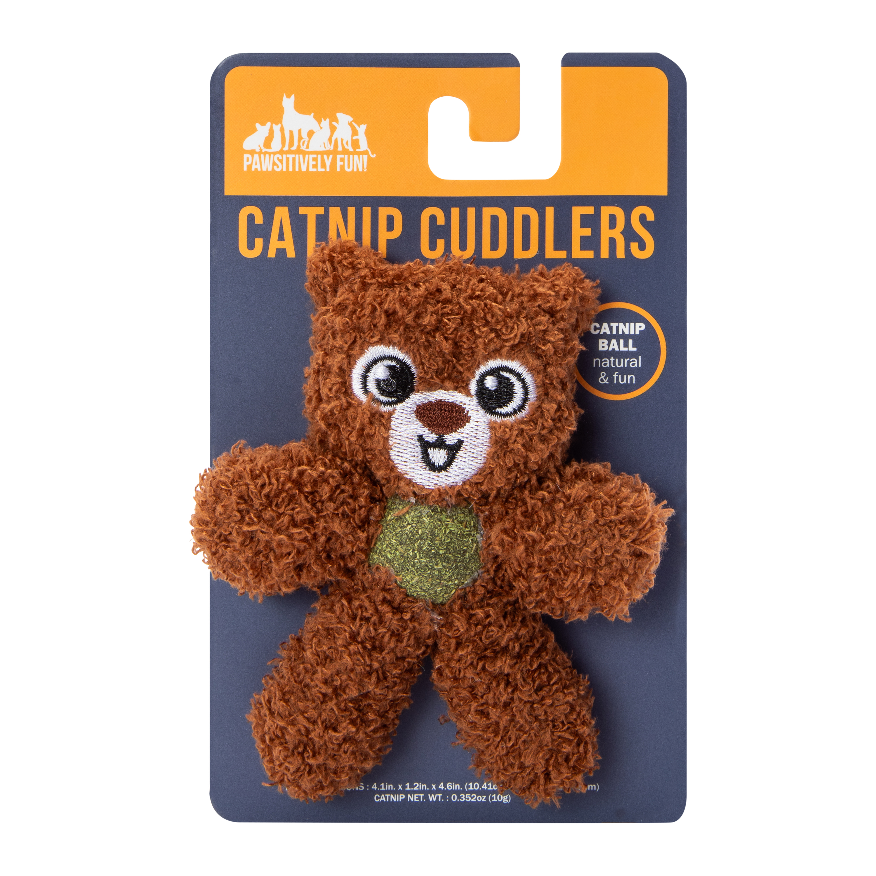 Plush Cat Toy With Catnip Ball