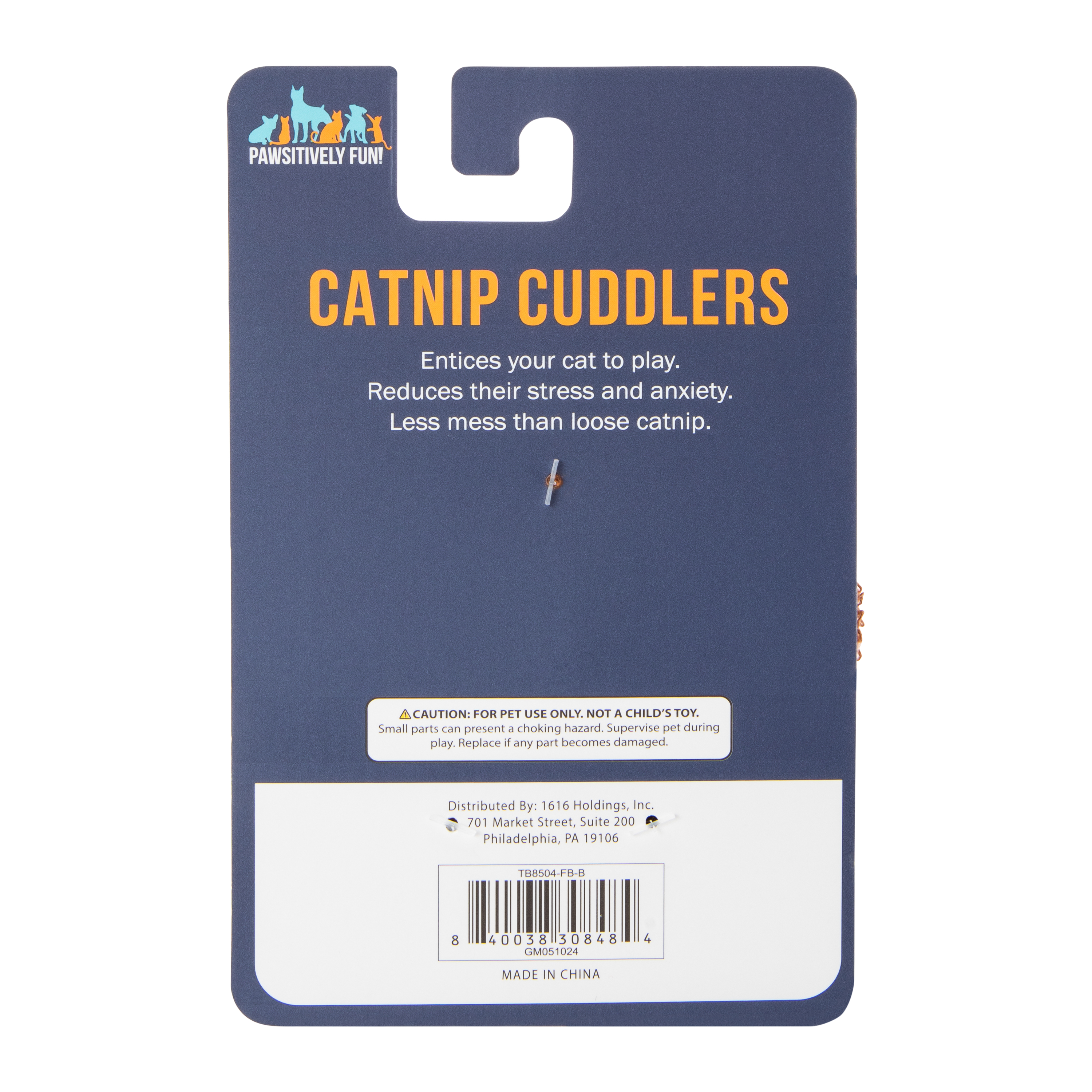 Plush Cat Toy With Catnip Ball