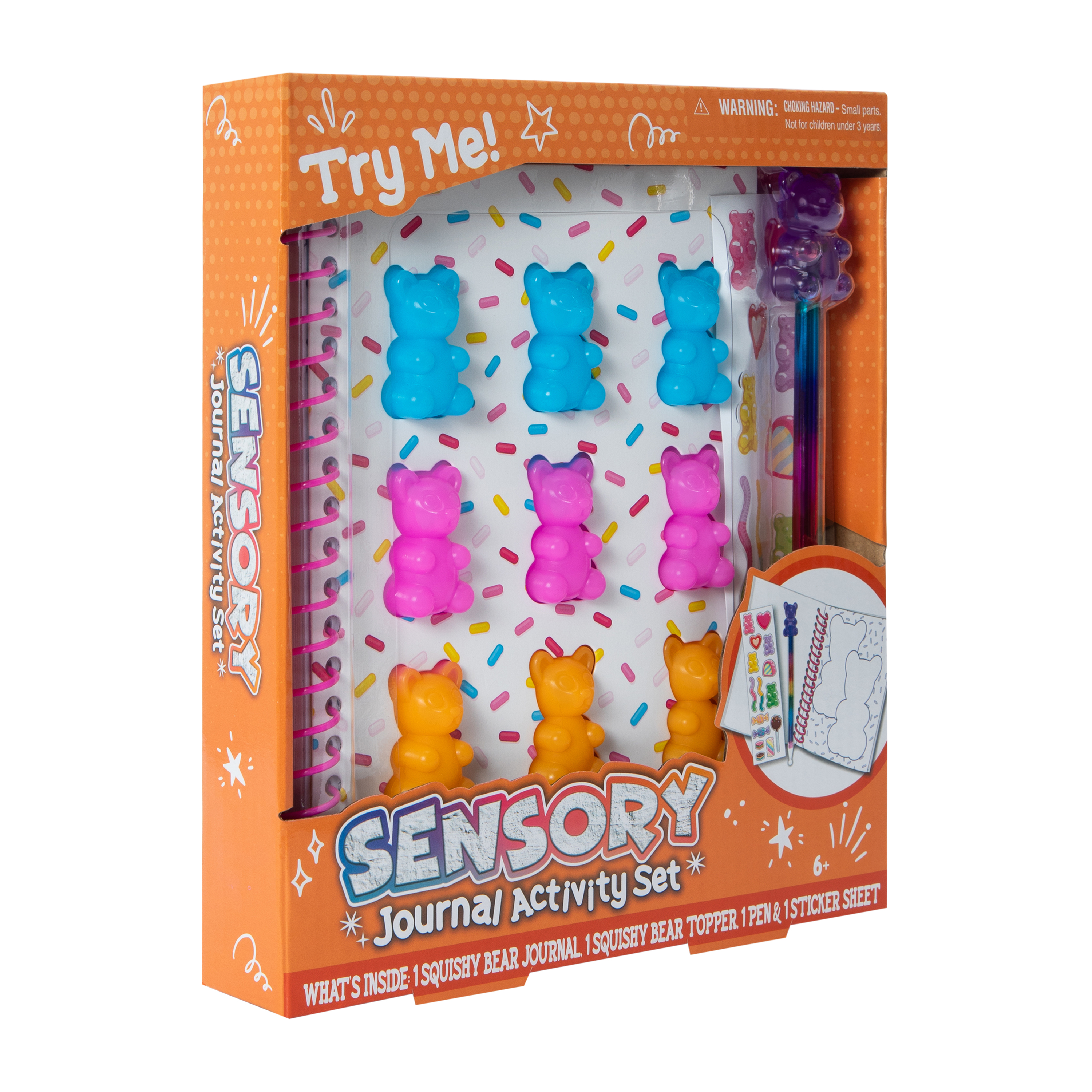 Sensory Squishy Bear Journal Activity Set