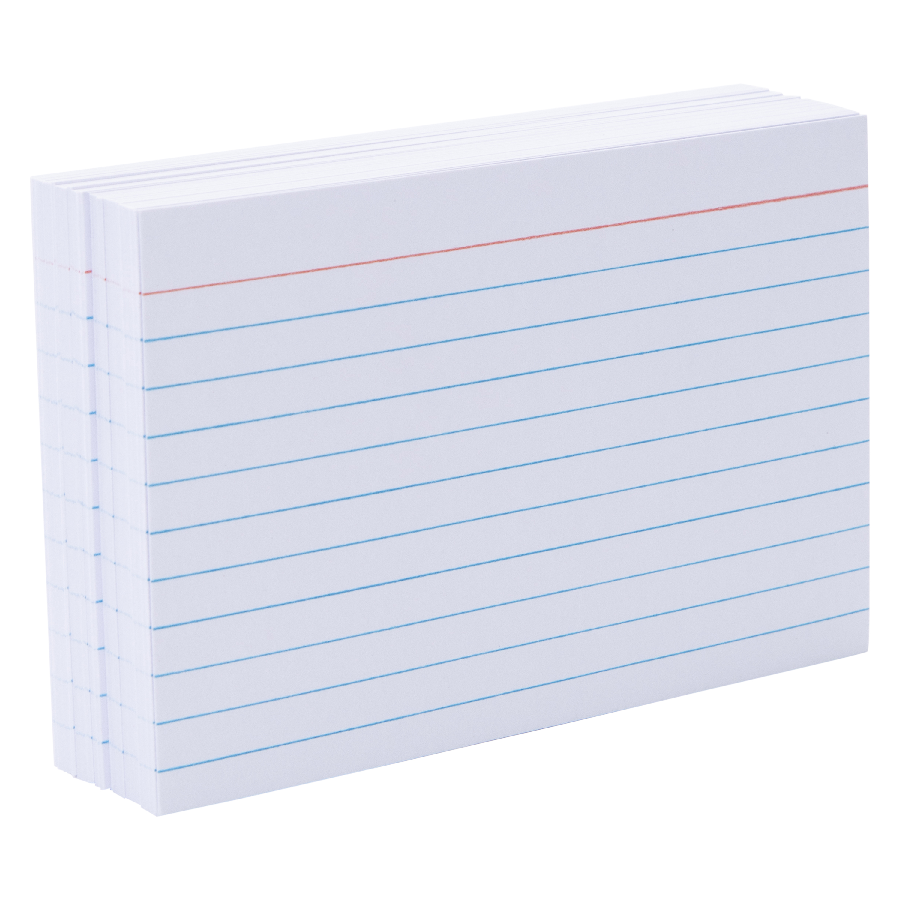 100-Count White Ruled Index Cards 3in x 5in