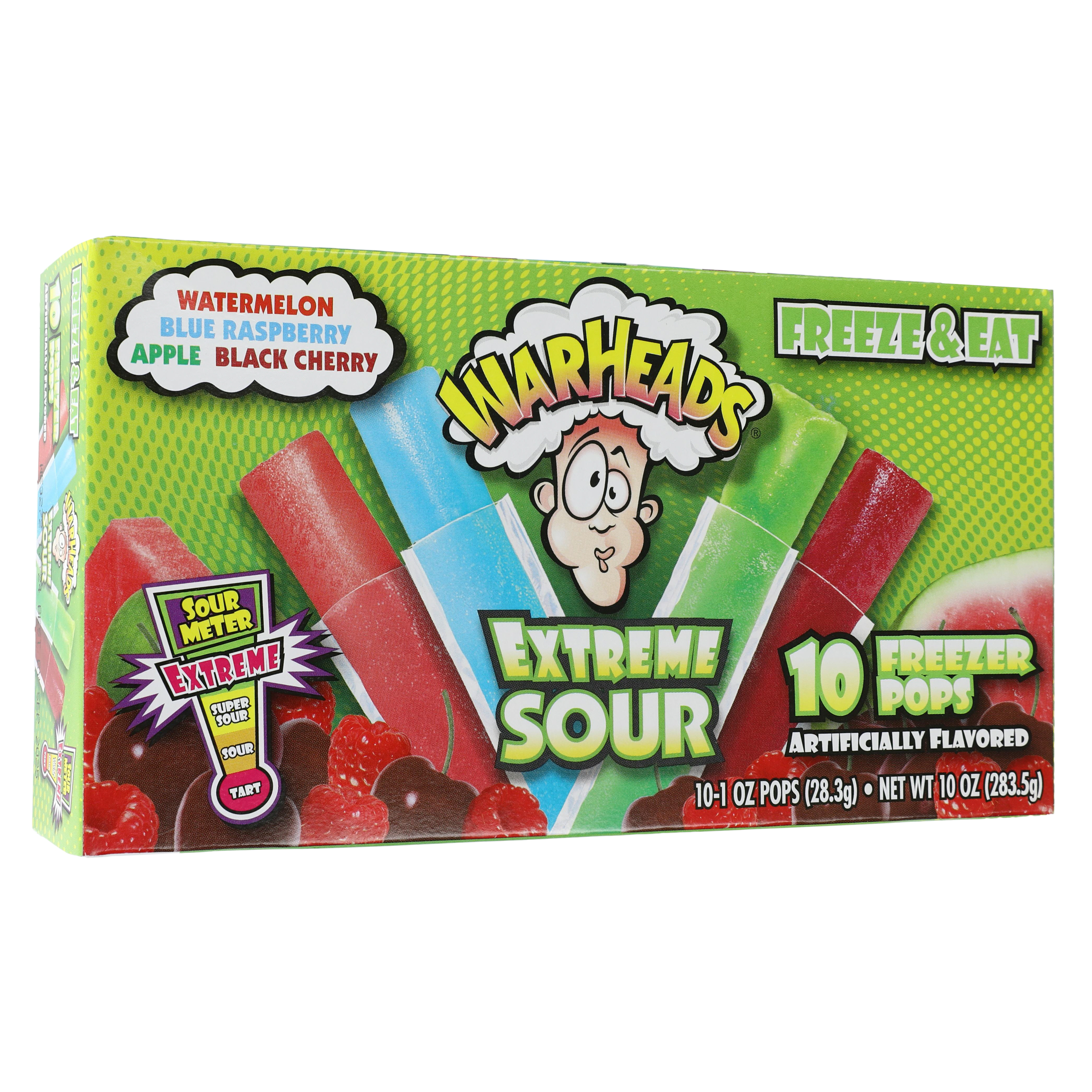 Warheads® Extreme Sour Freezer Pops 10-Count