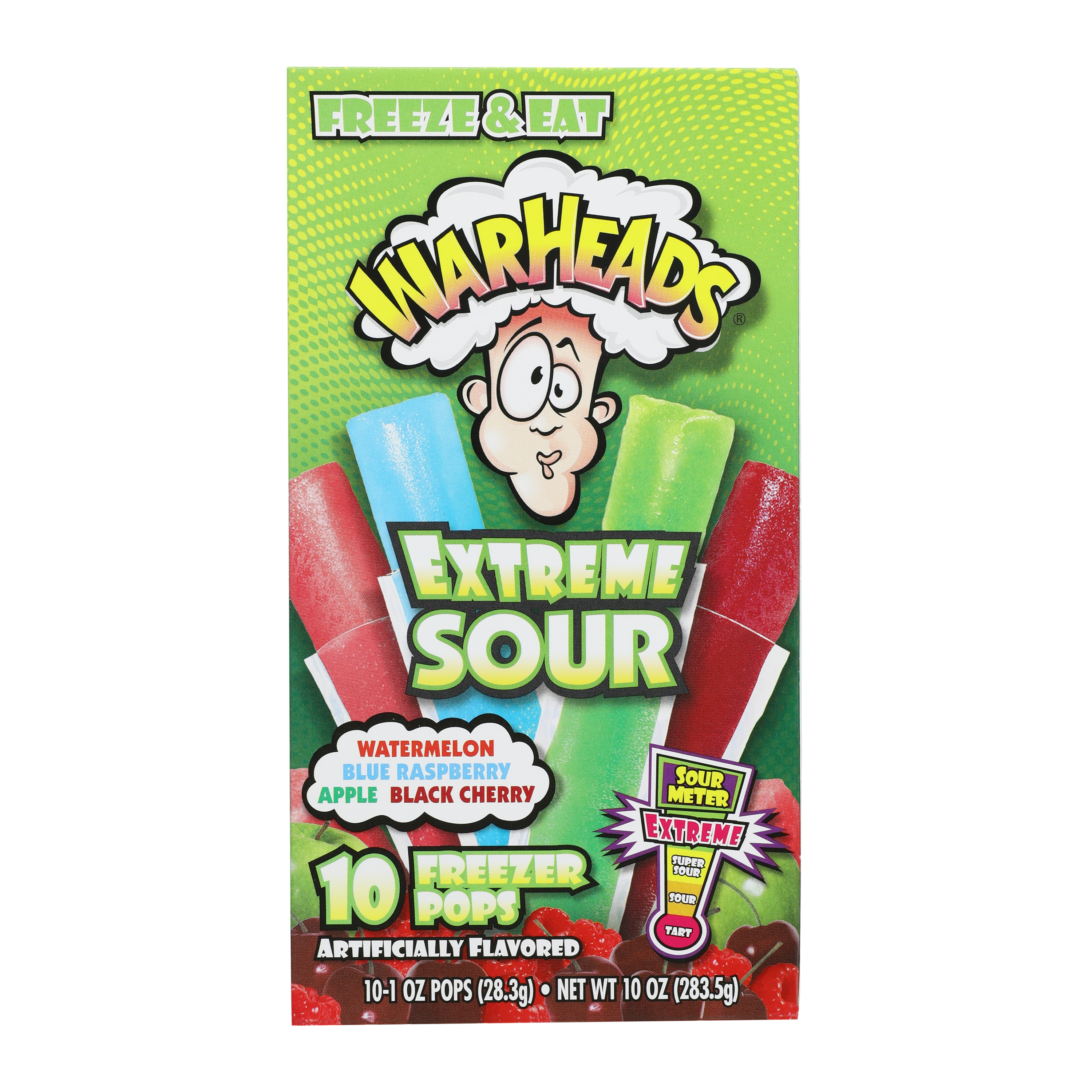 Warheads® Extreme Sour Freezer Pops 10-Count