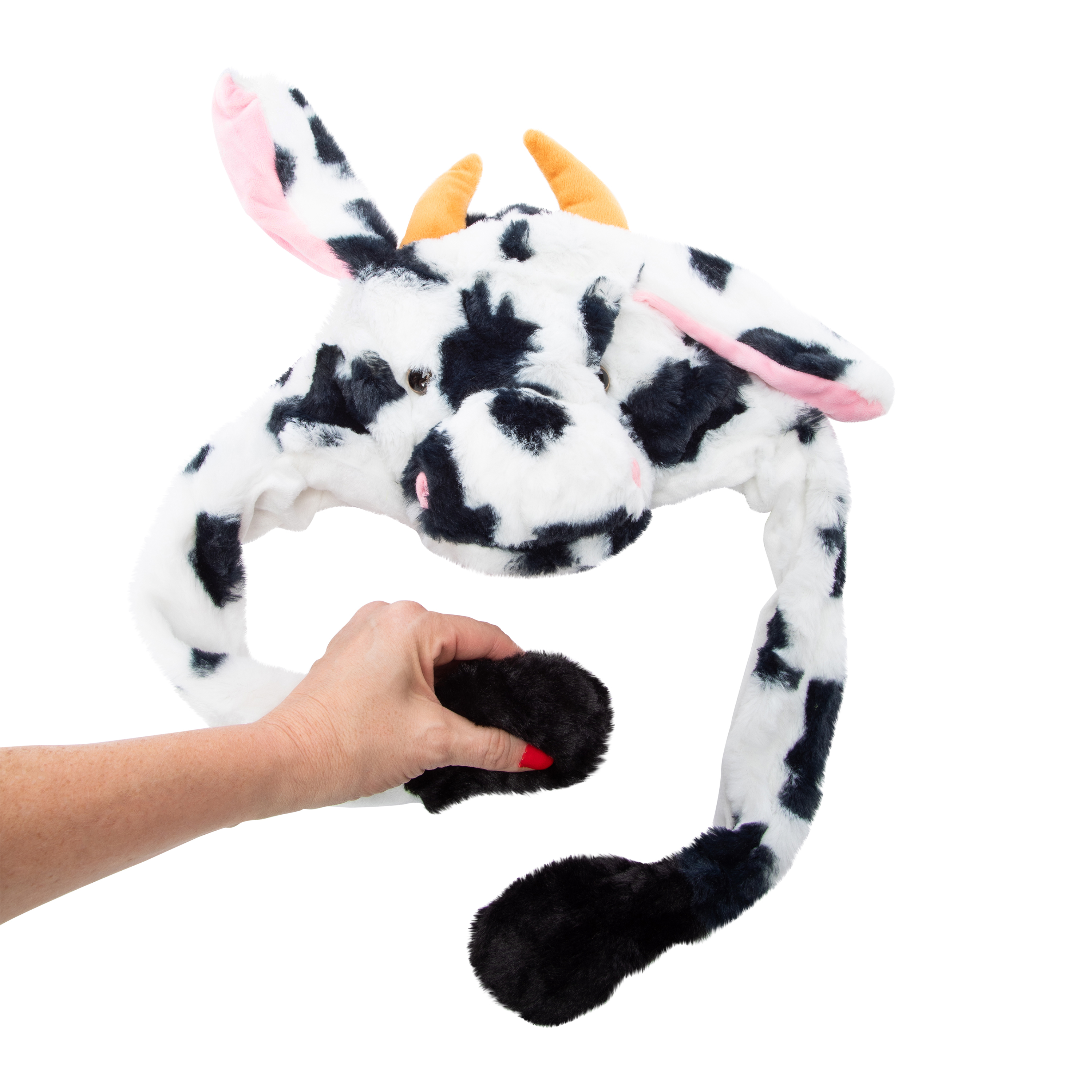 Fuzzy Animal Squeeze Hat With Moving Ears