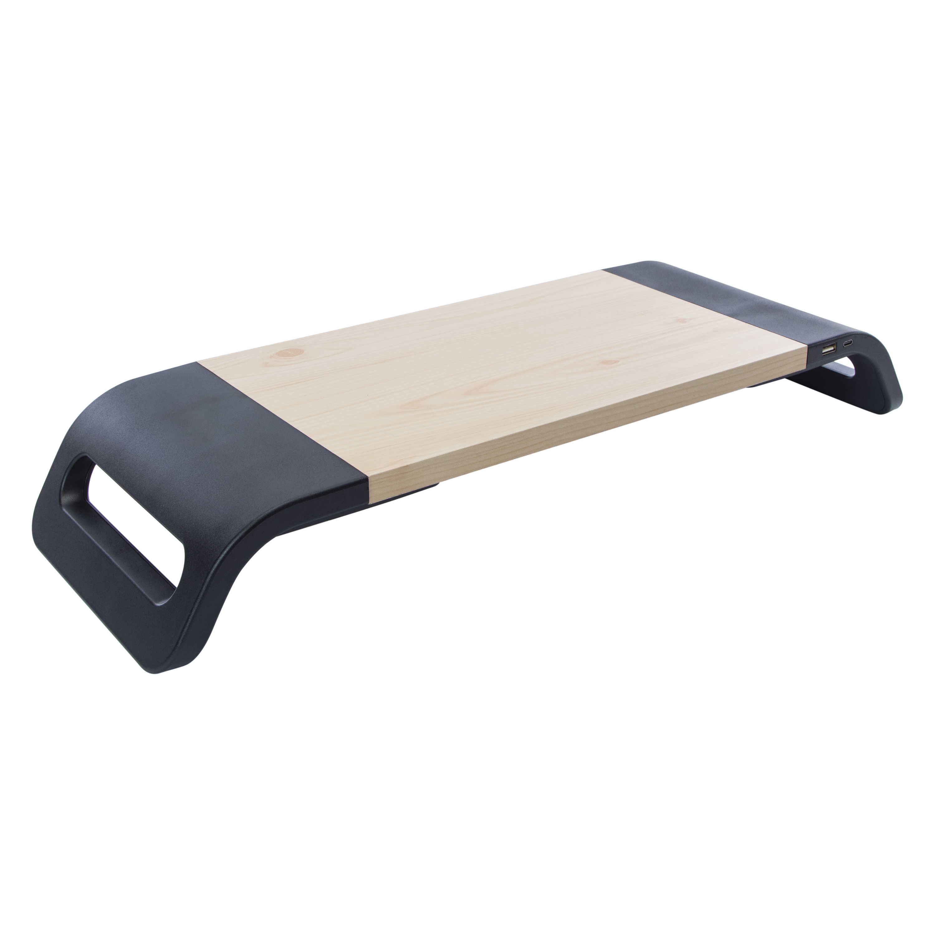 Desktop Computer Monitor Stand With Charging Ports 21in x 7.6in