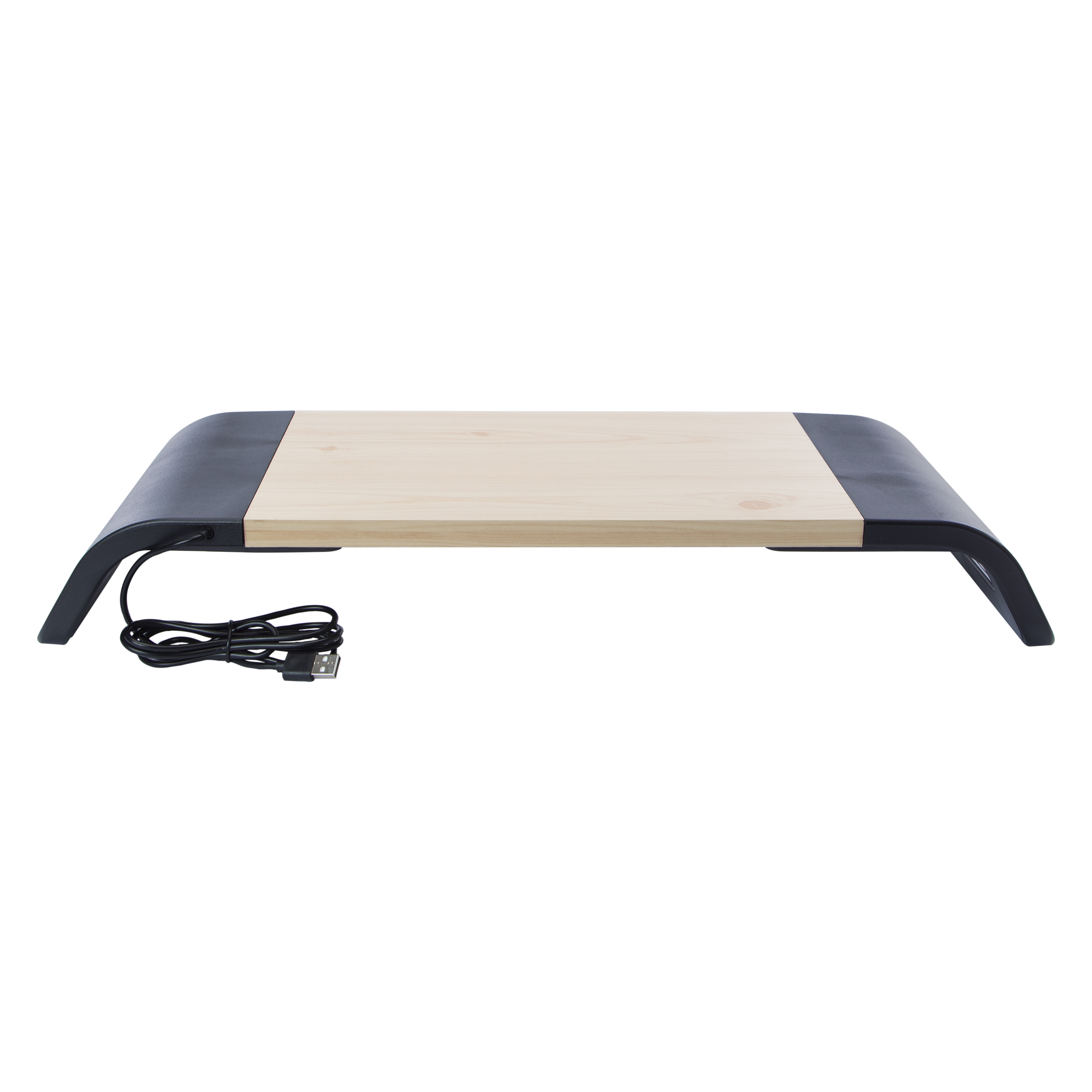 Desktop Computer Monitor Stand With Charging Ports 21in x 7.6in