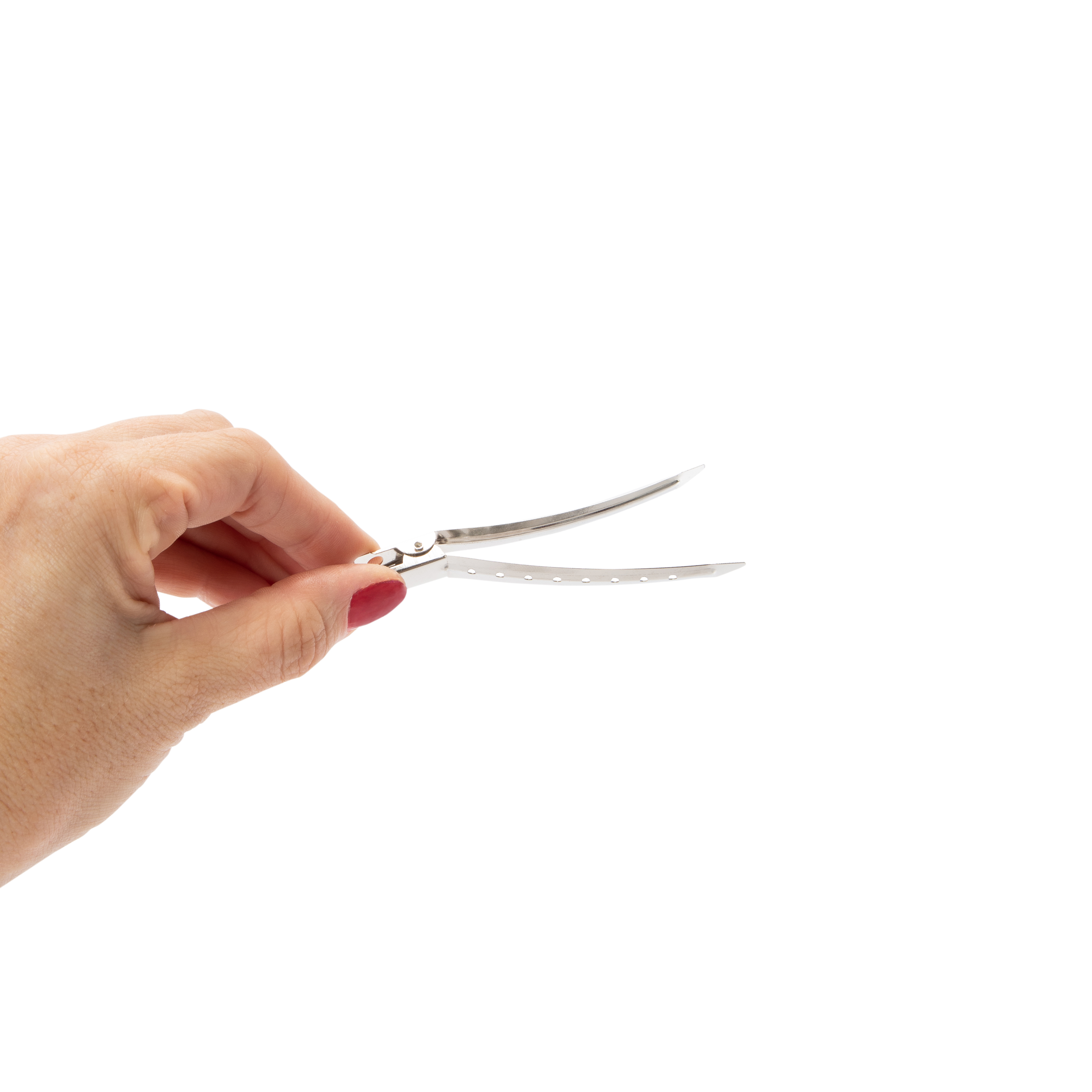 Silver Metal Blow Dry Clips 6-Count