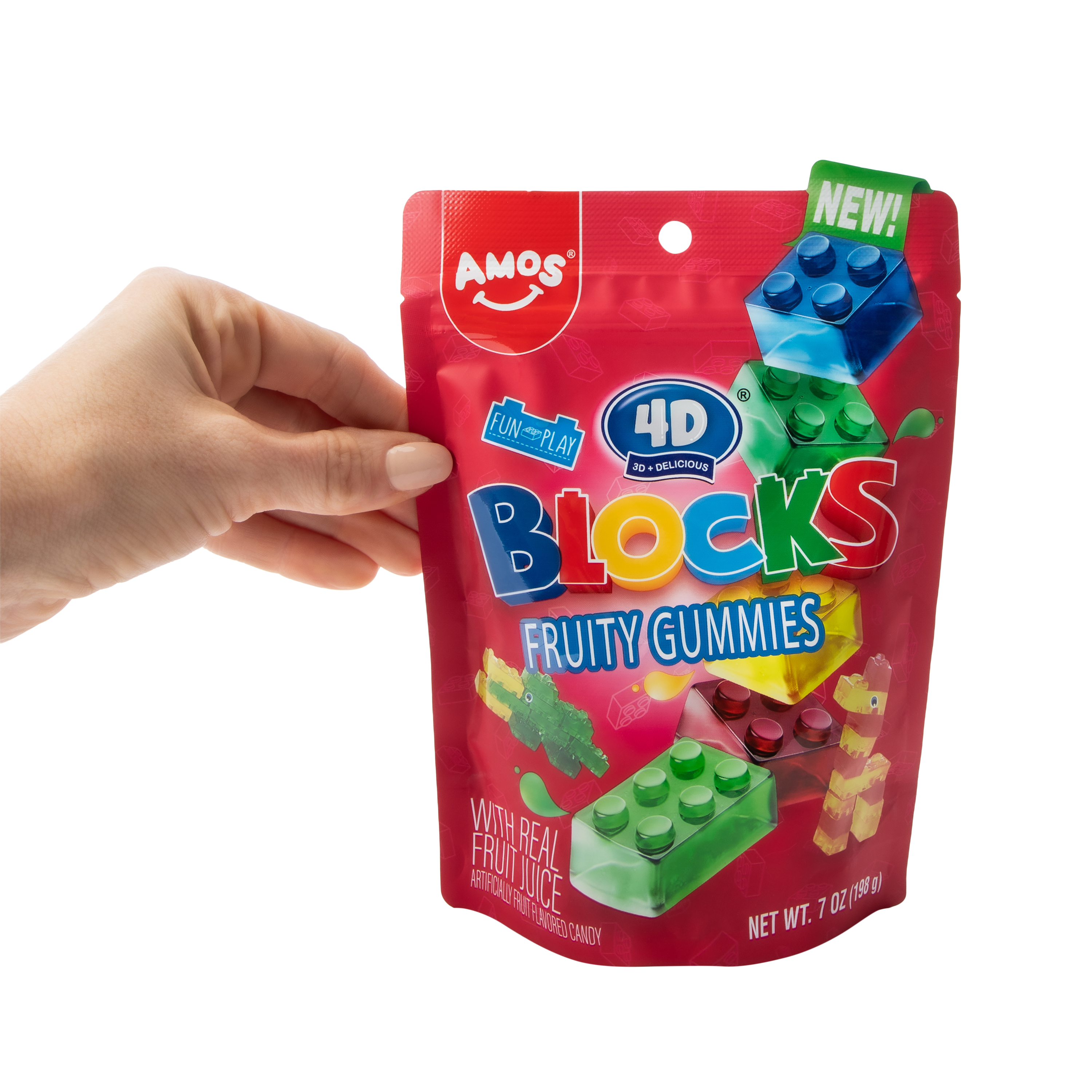 Amos® 4D Gummy Blocks™ 7oz