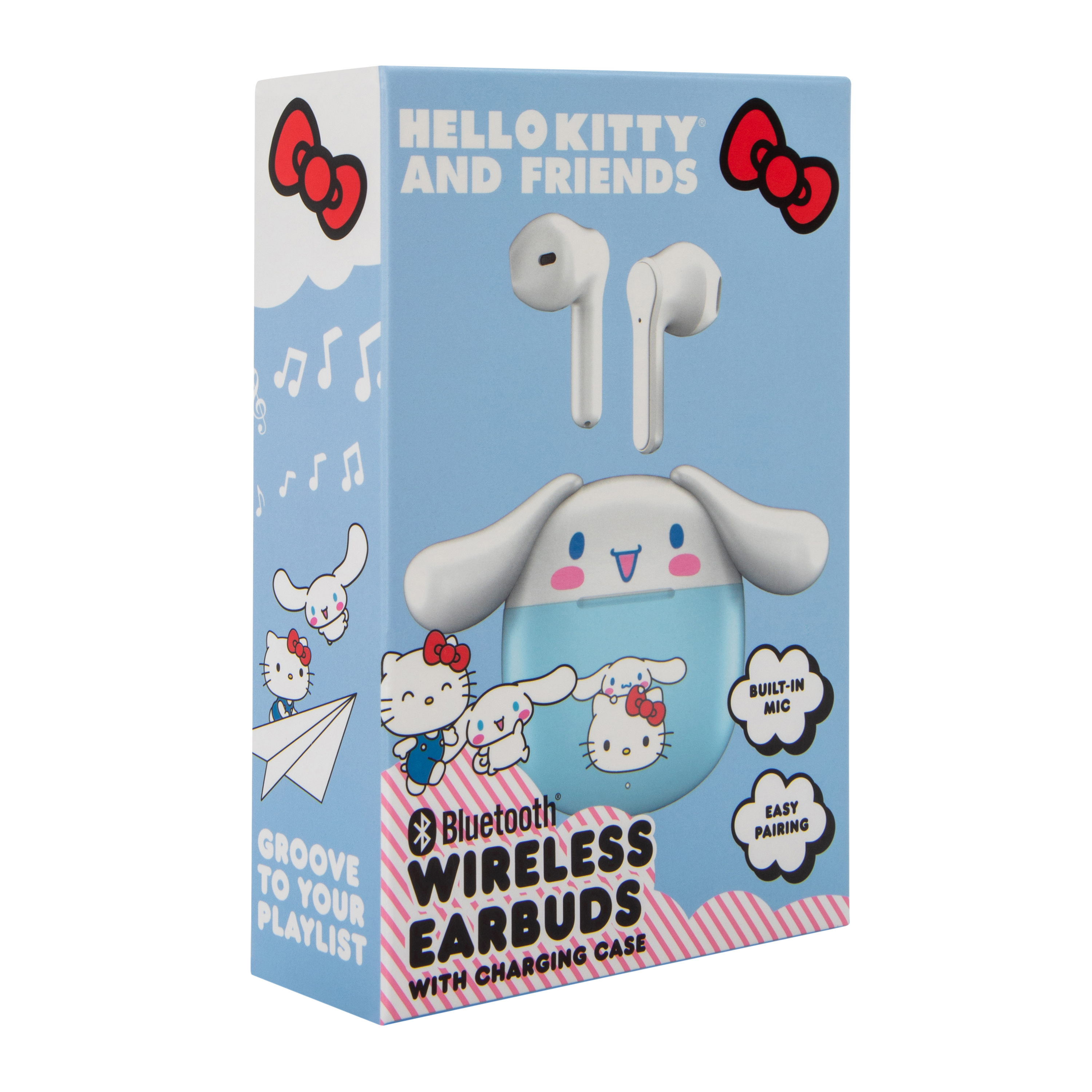 Hello Kitty® Wireless Earbuds With Charging Case & Mic
