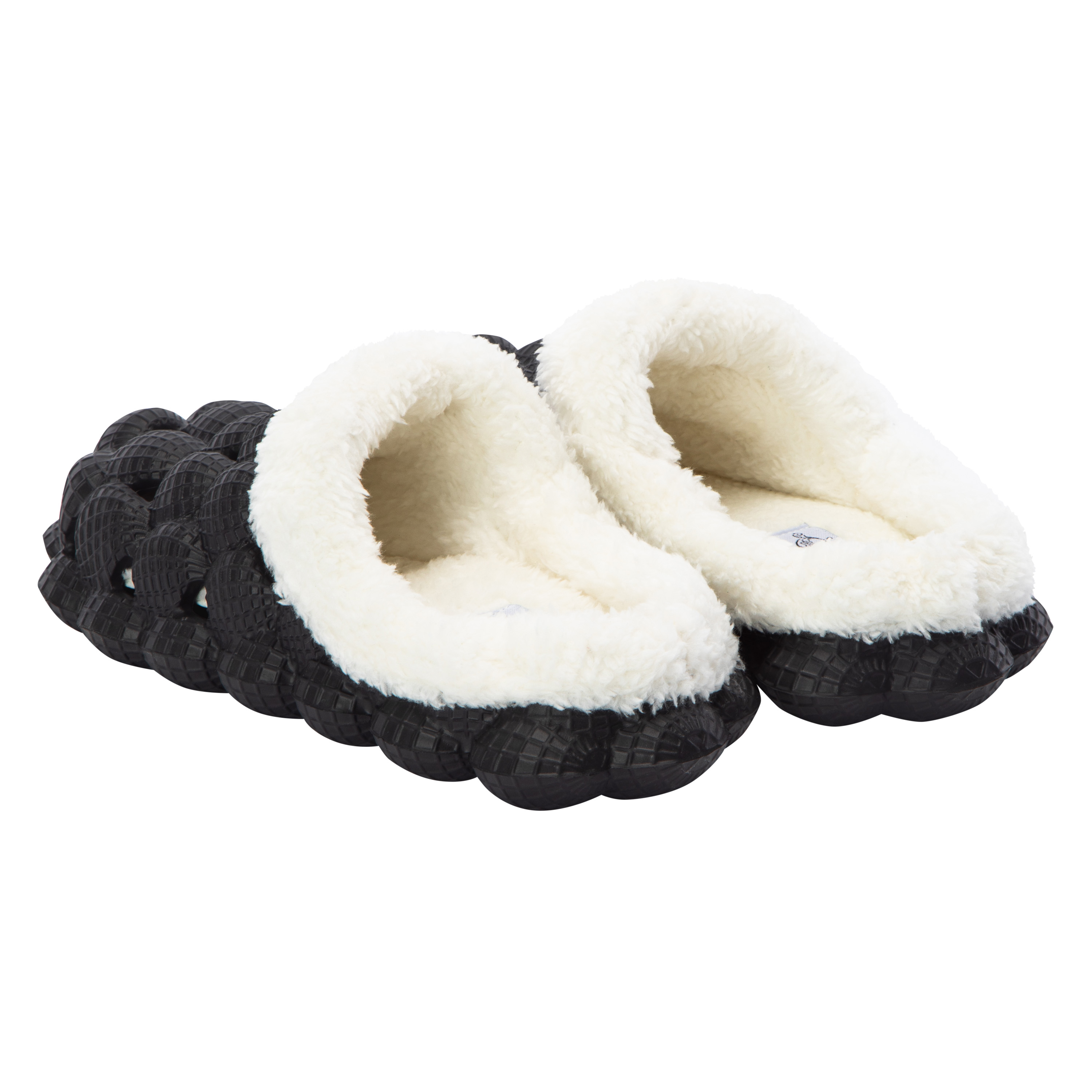 Ladies Fur-Lined Bubbly Clogs