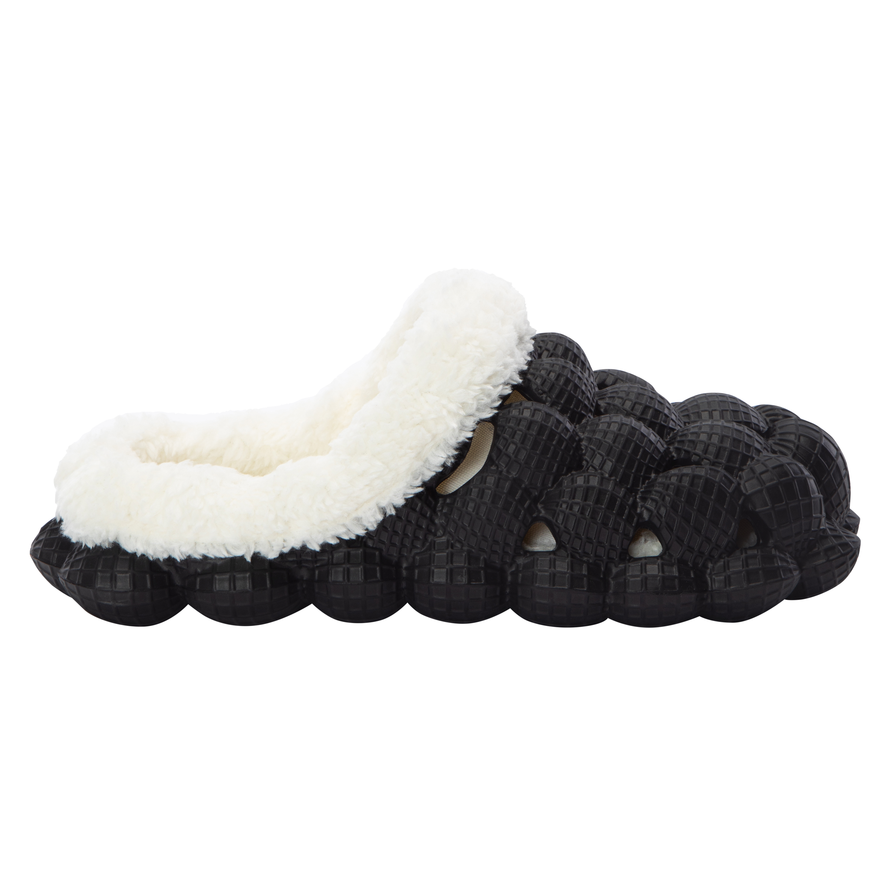 Ladies Fur-Lined Bubbly Clogs
