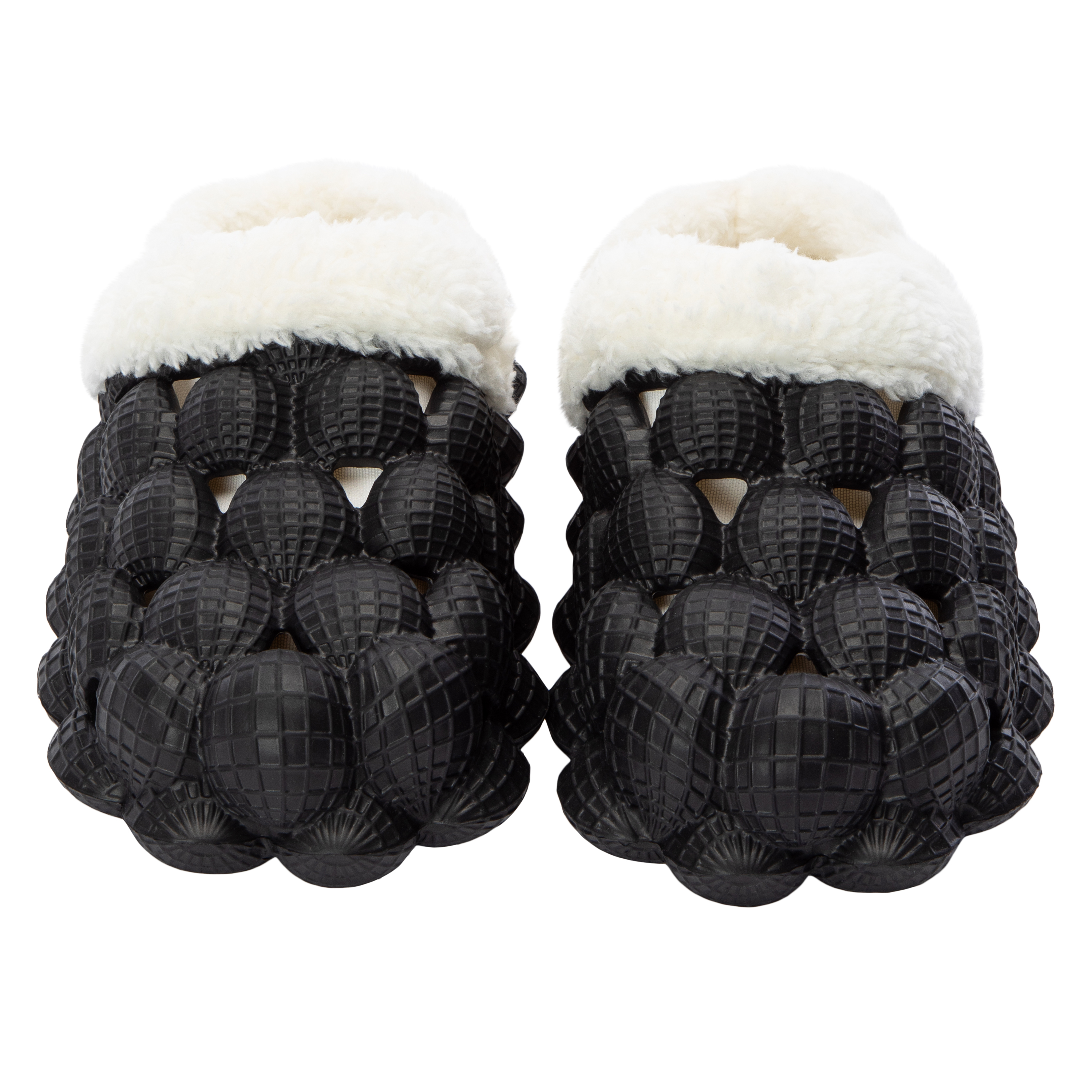 Ladies Fur-Lined Bubbly Clogs