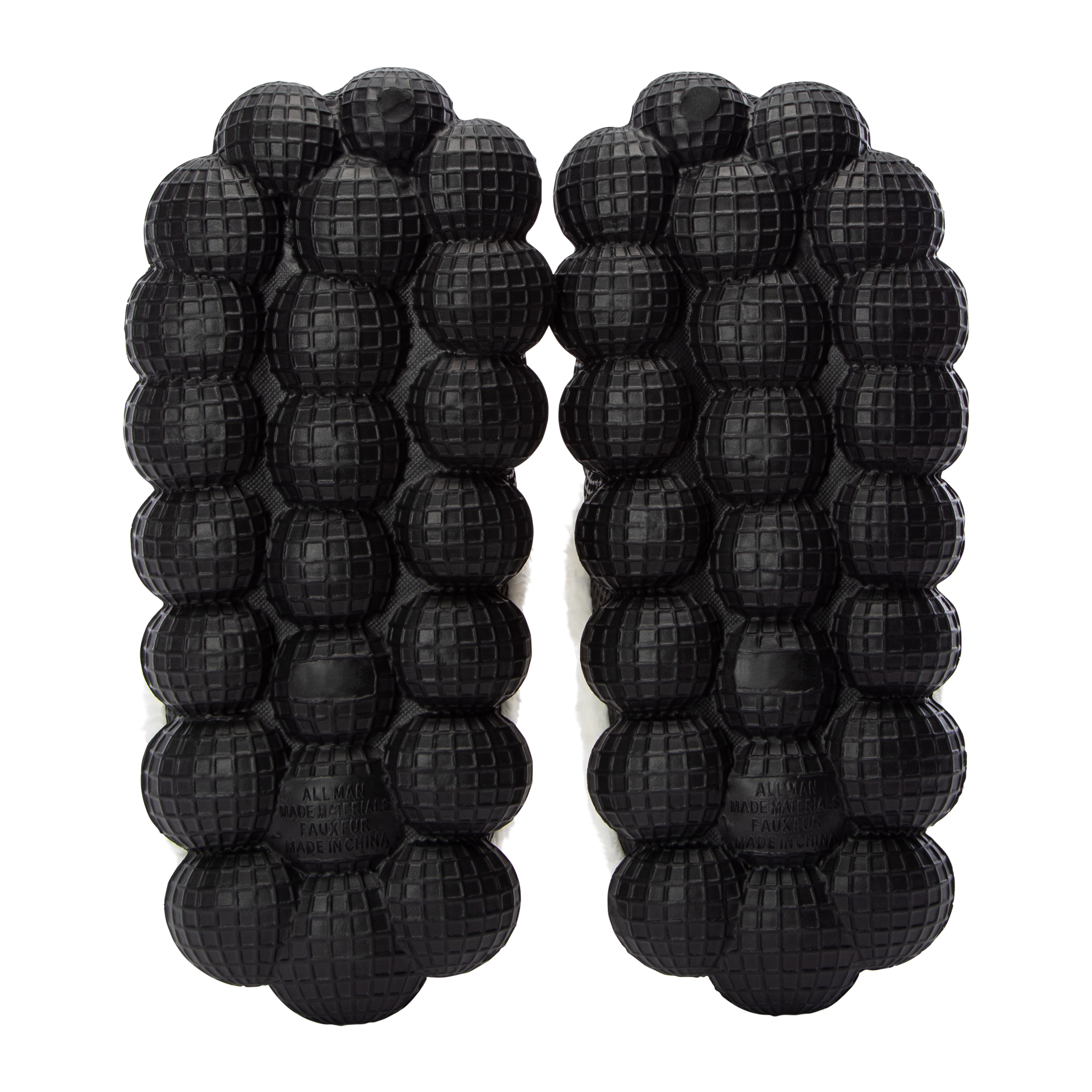 Ladies Fur-Lined Bubbly Clogs