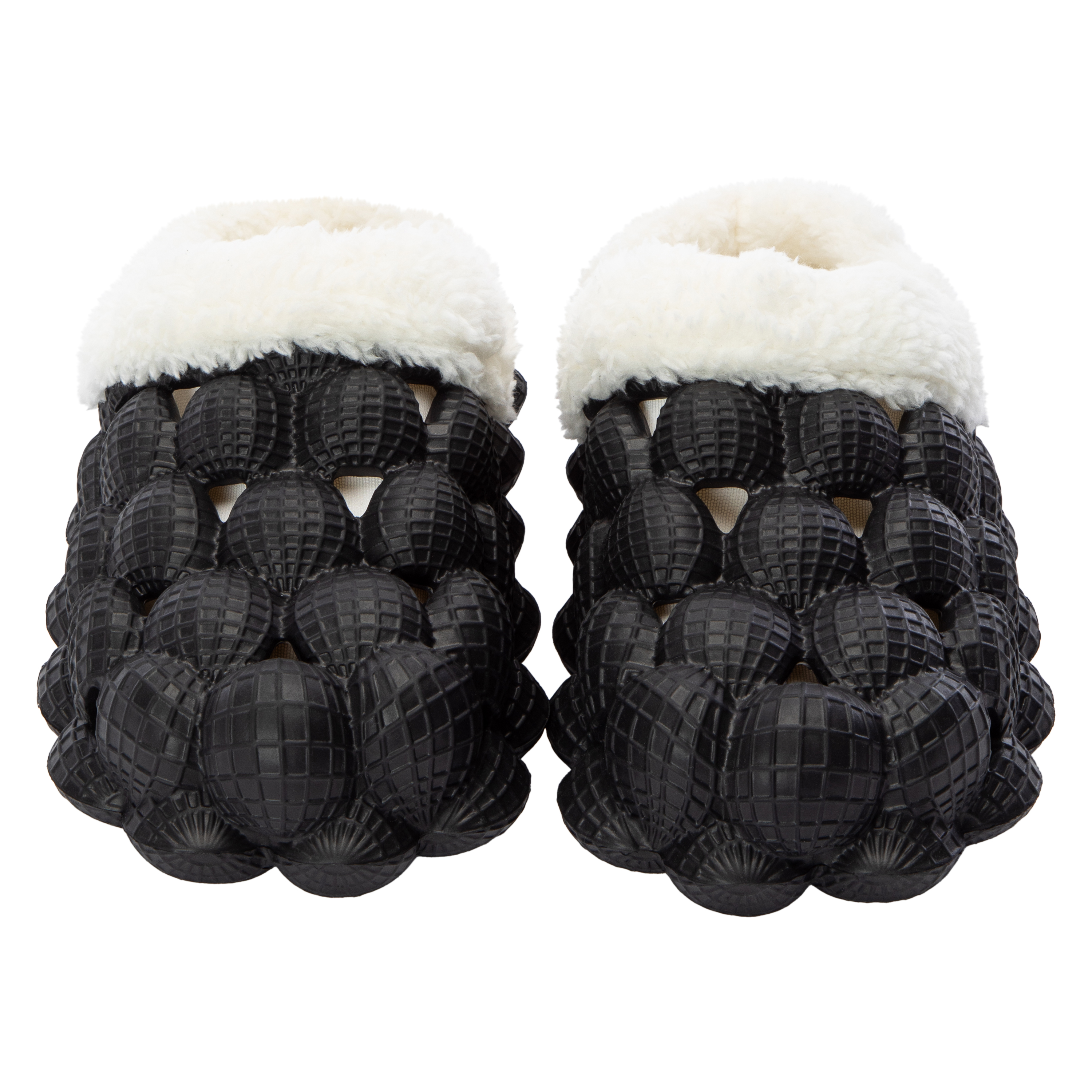 Ladies Fur-Lined Bubbly Clogs