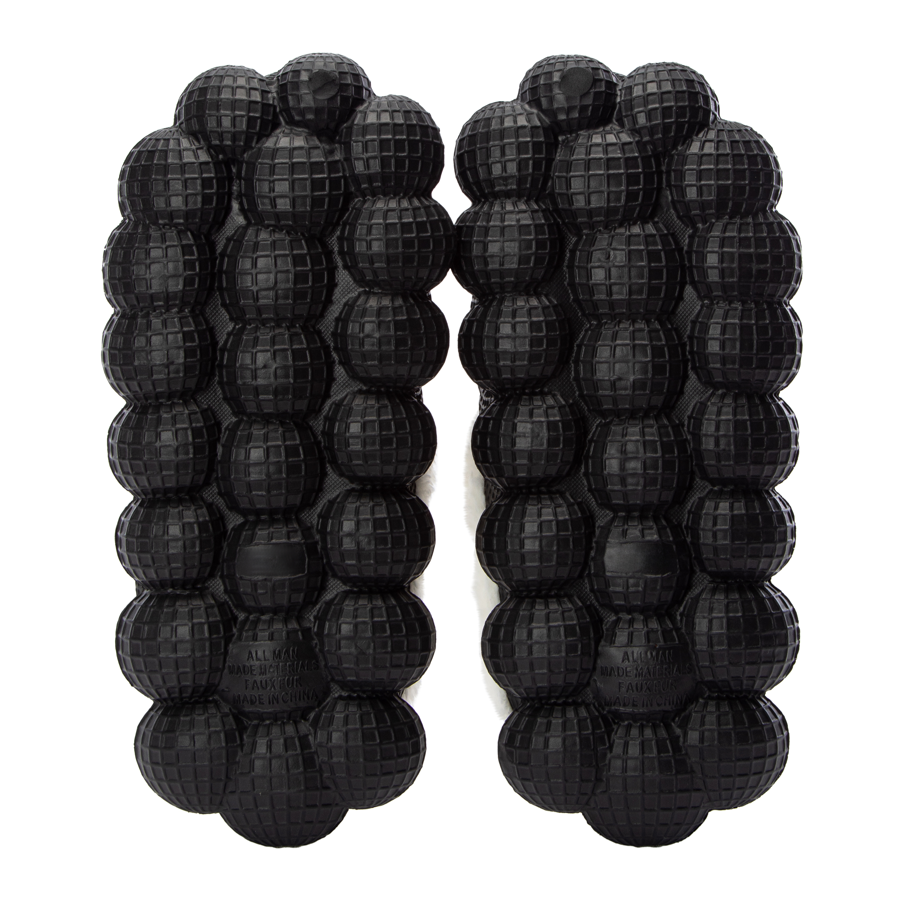 Ladies Fur-Lined Bubbly Clogs