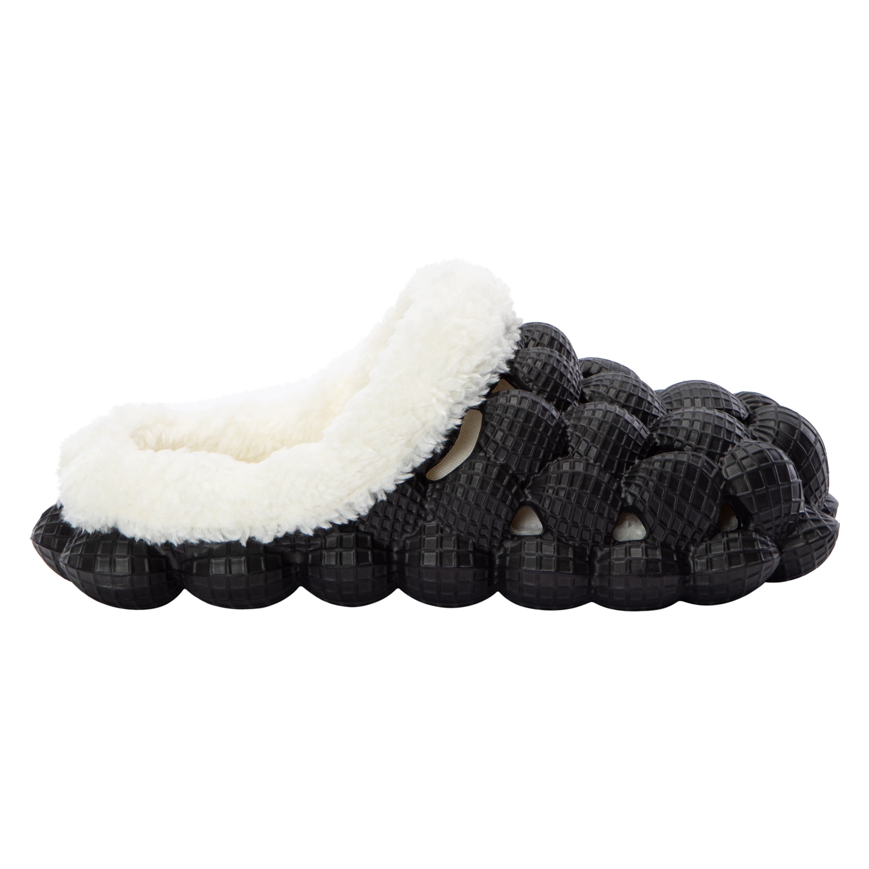 Ladies Fur-Lined Bubbly Clogs