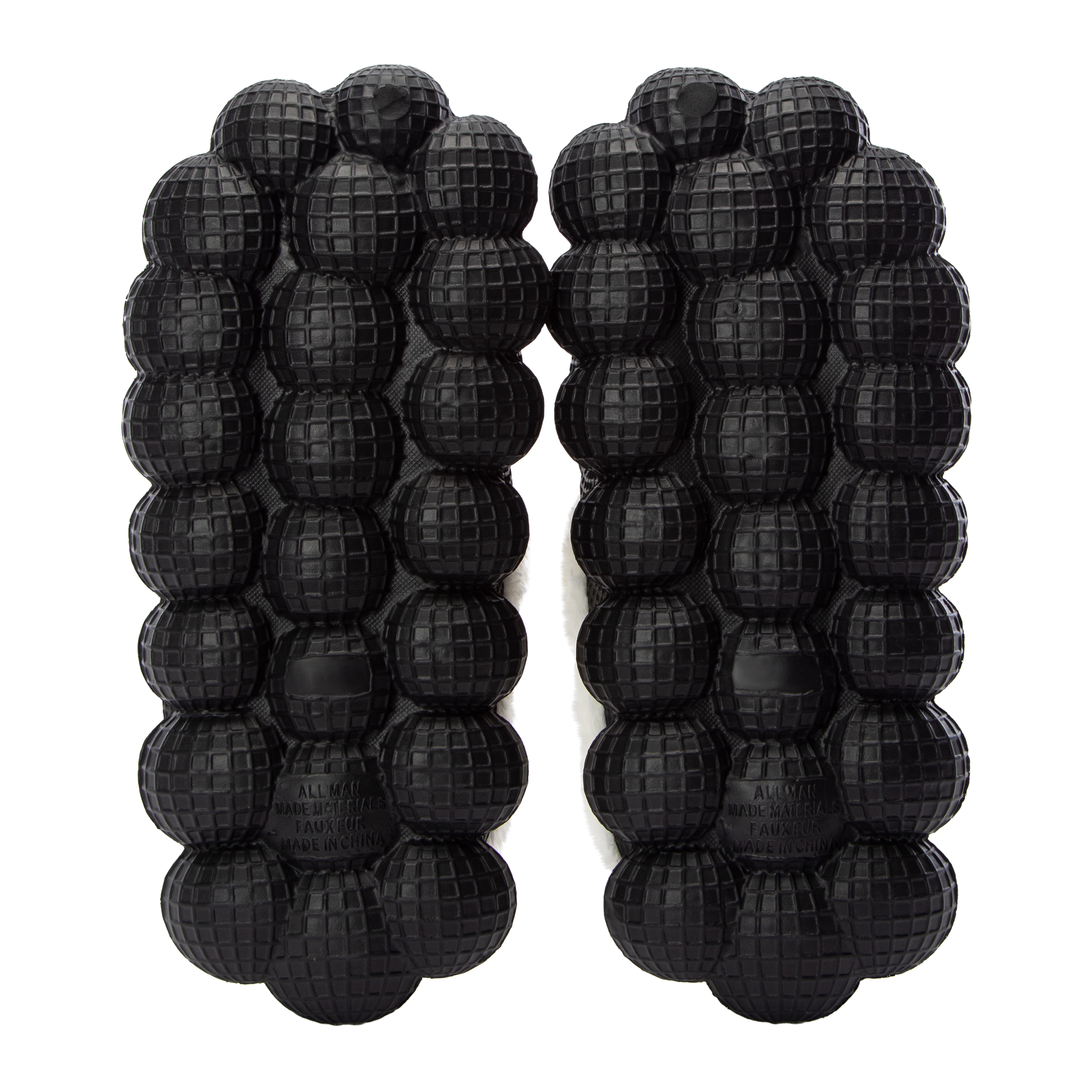 Ladies Fur-Lined Bubbly Clogs