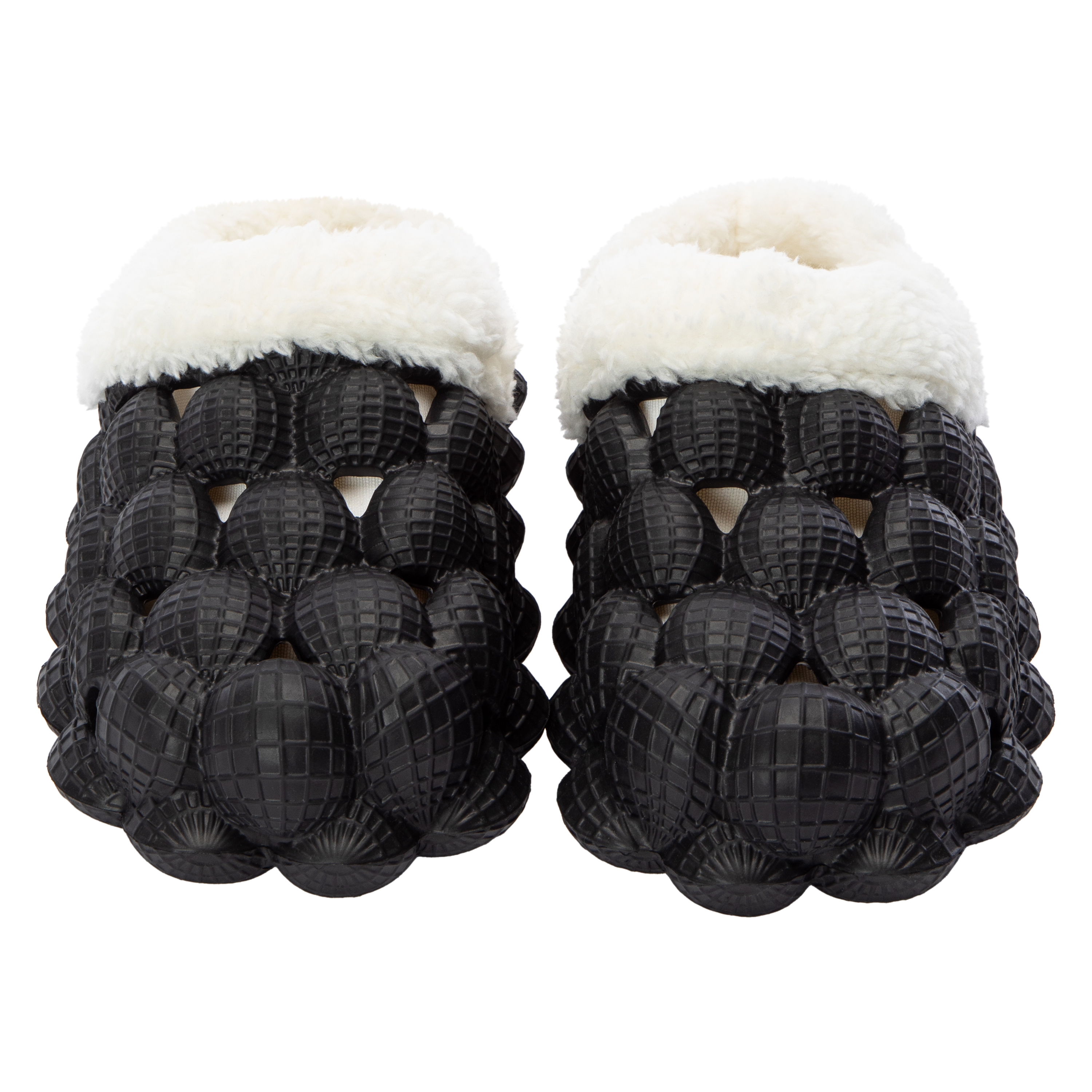 Ladies Fur-Lined Bubbly Clogs