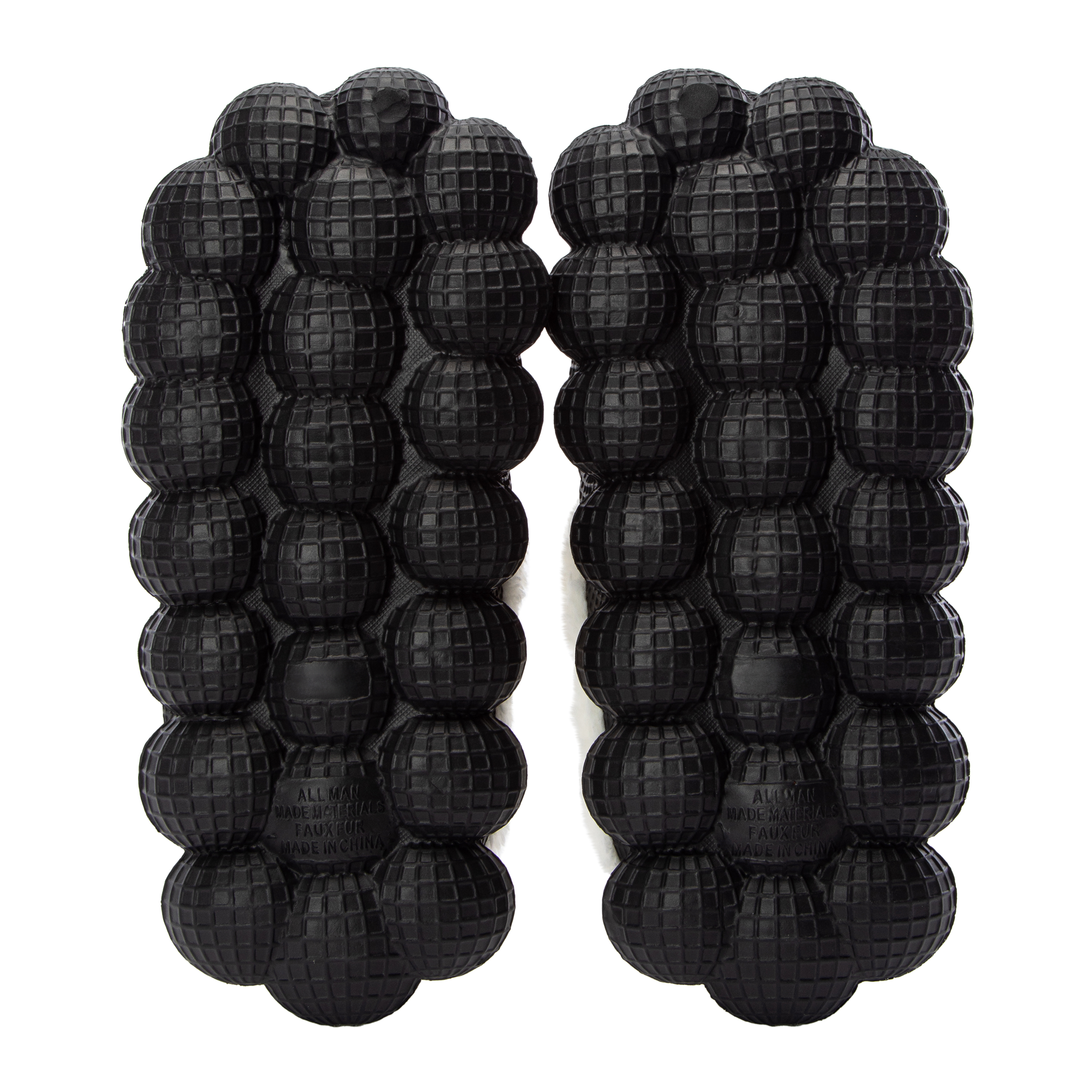 Ladies Fur-Lined Bubbly Clogs