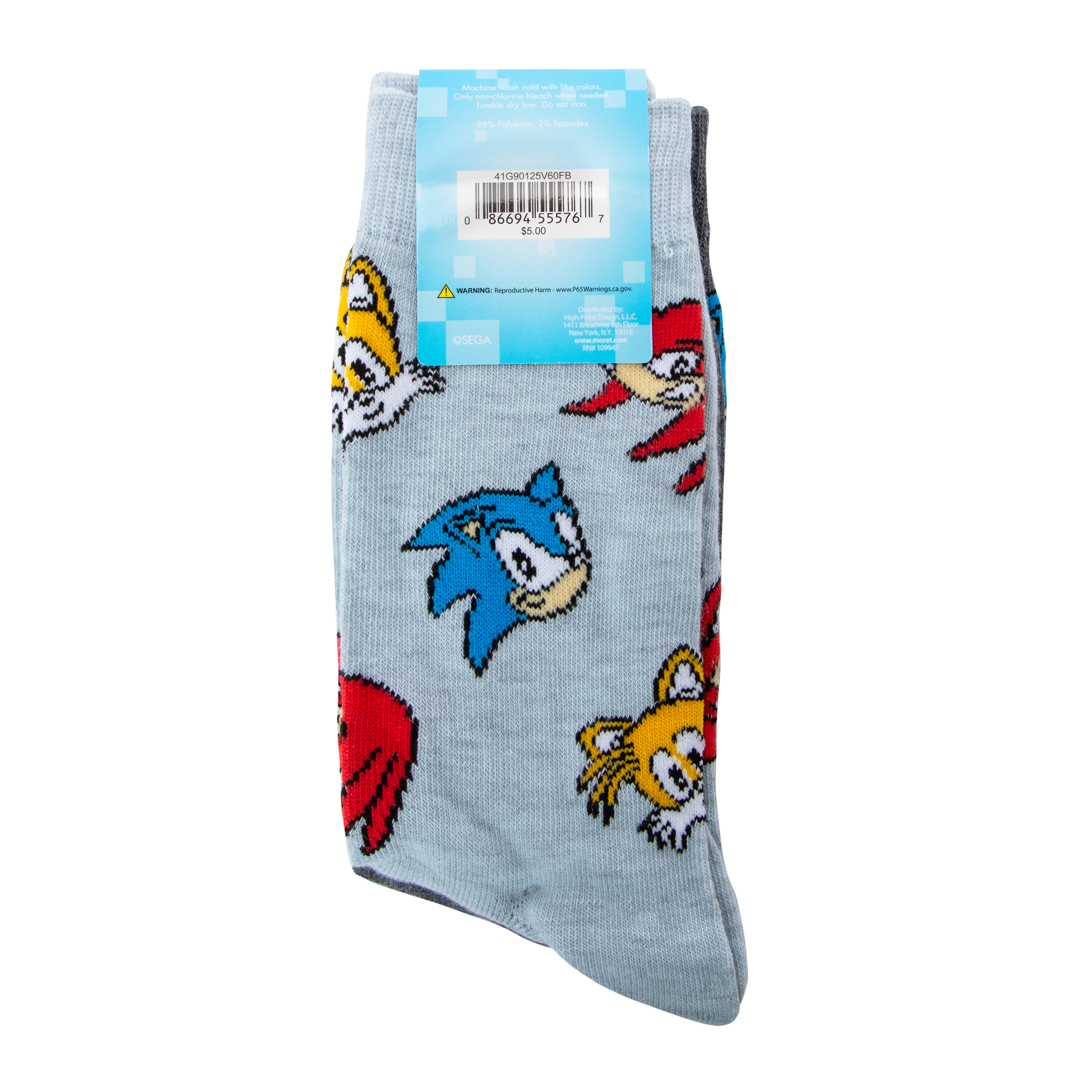 Sonic The Hedgehog™ Crew Socks 2-Pack