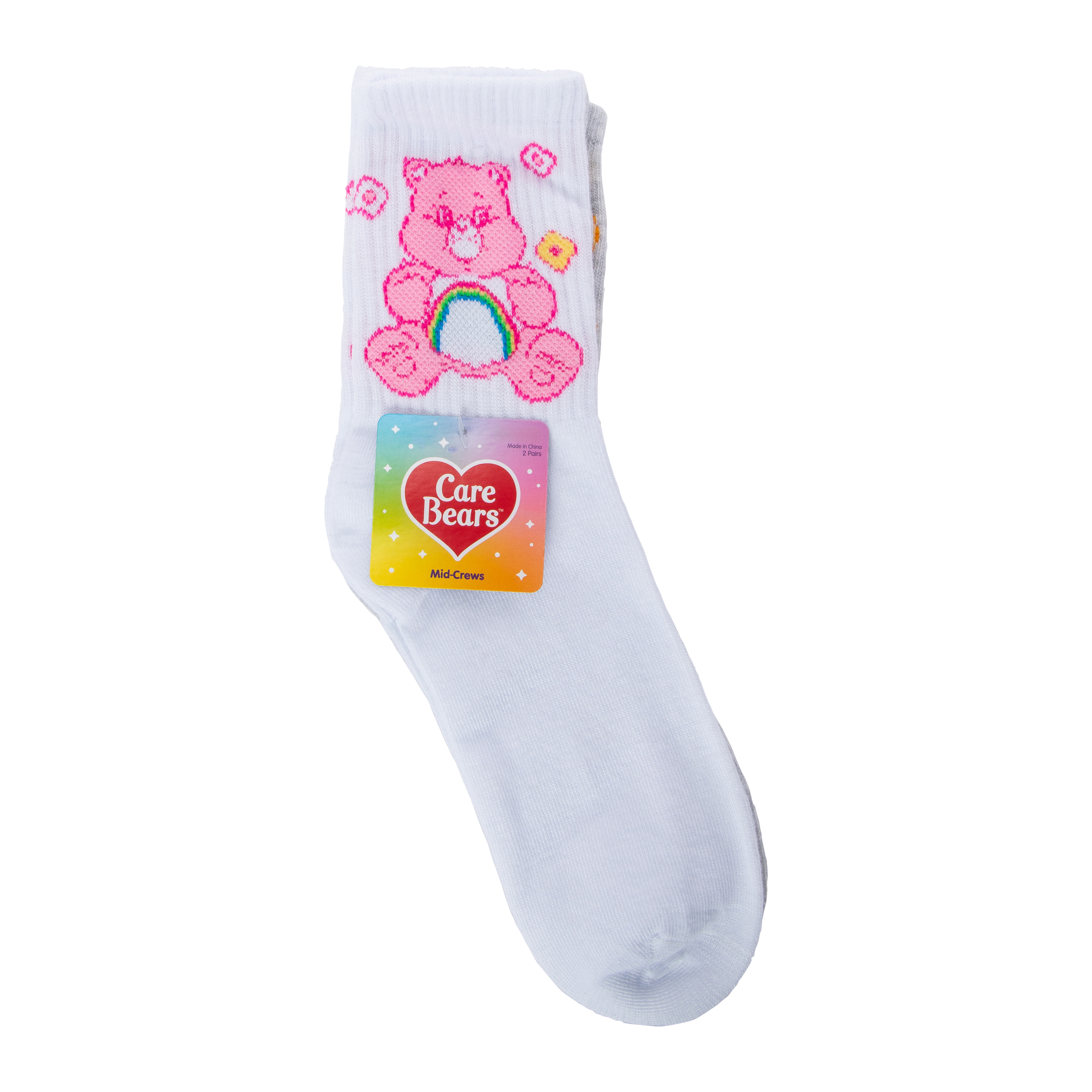 Care Bears™ Ladies Mid-Crew Socks 2-Pack