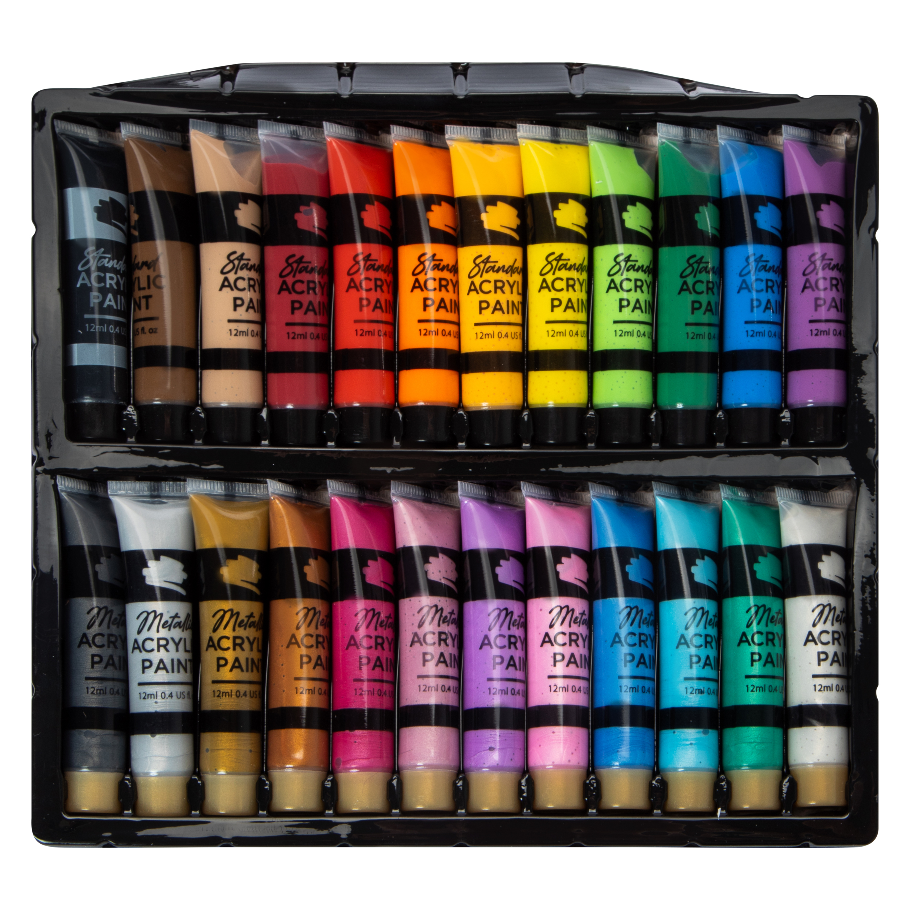 Acrylic Paint 24-Piece Set