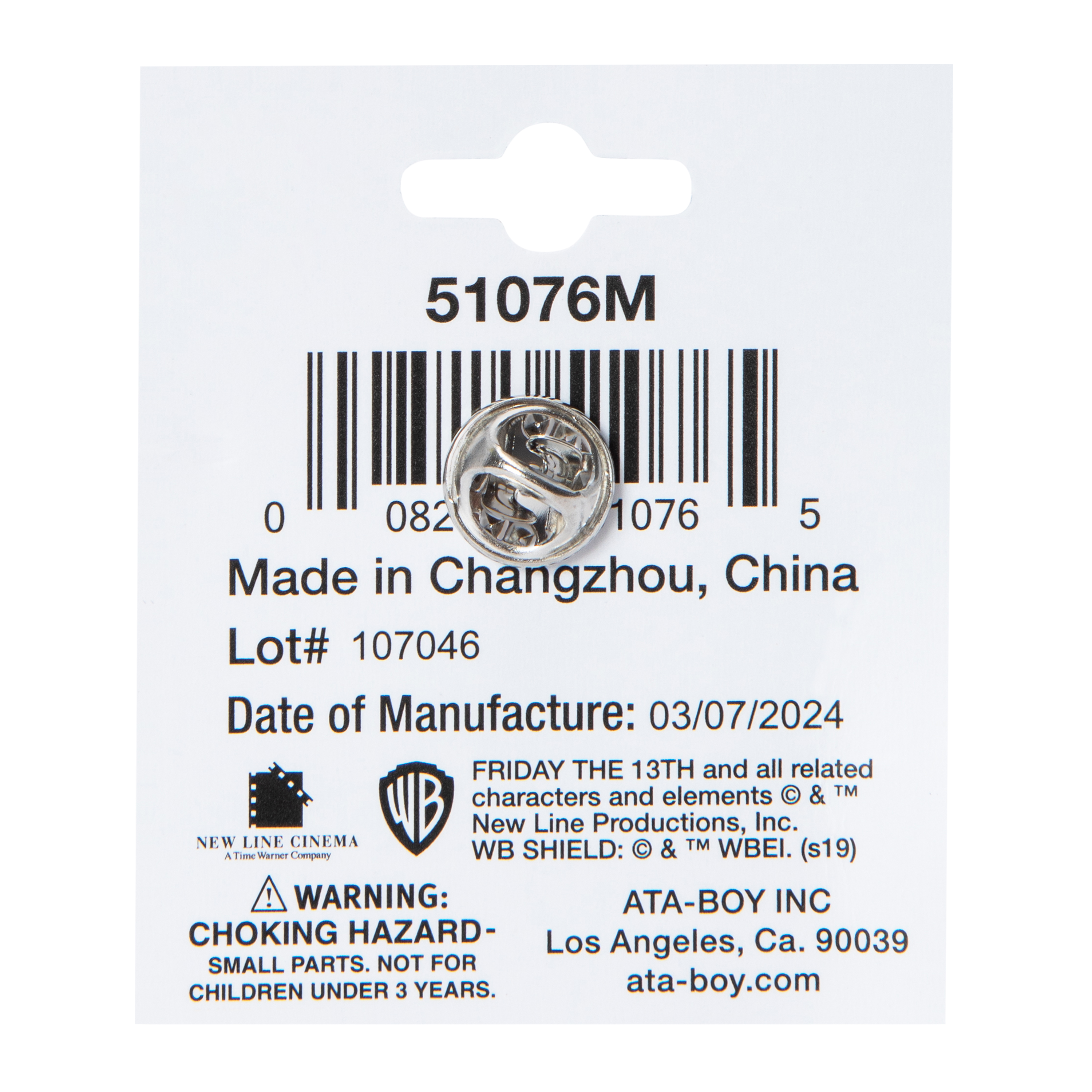 Character Halloween Pin