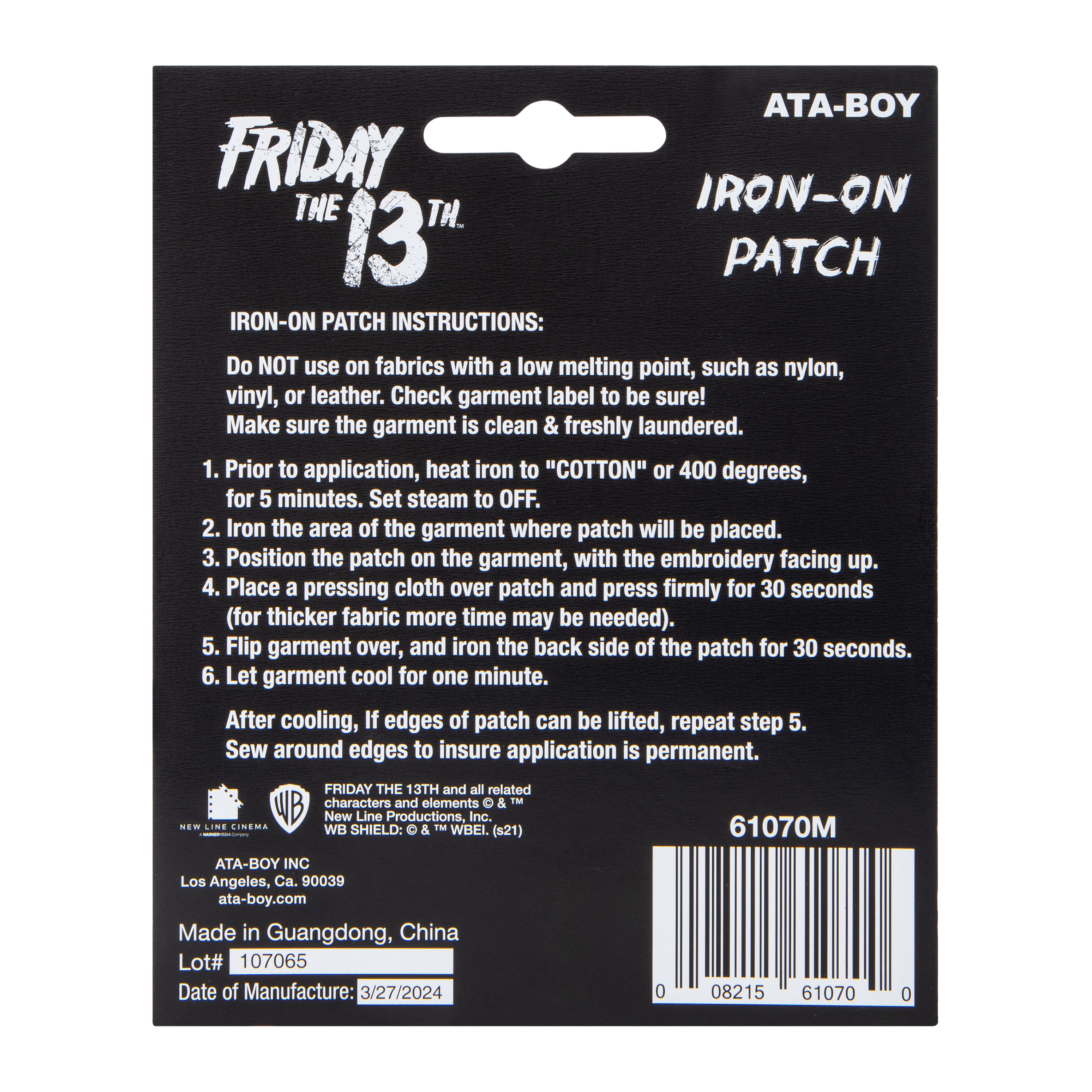 Halloween Iron-On Patch