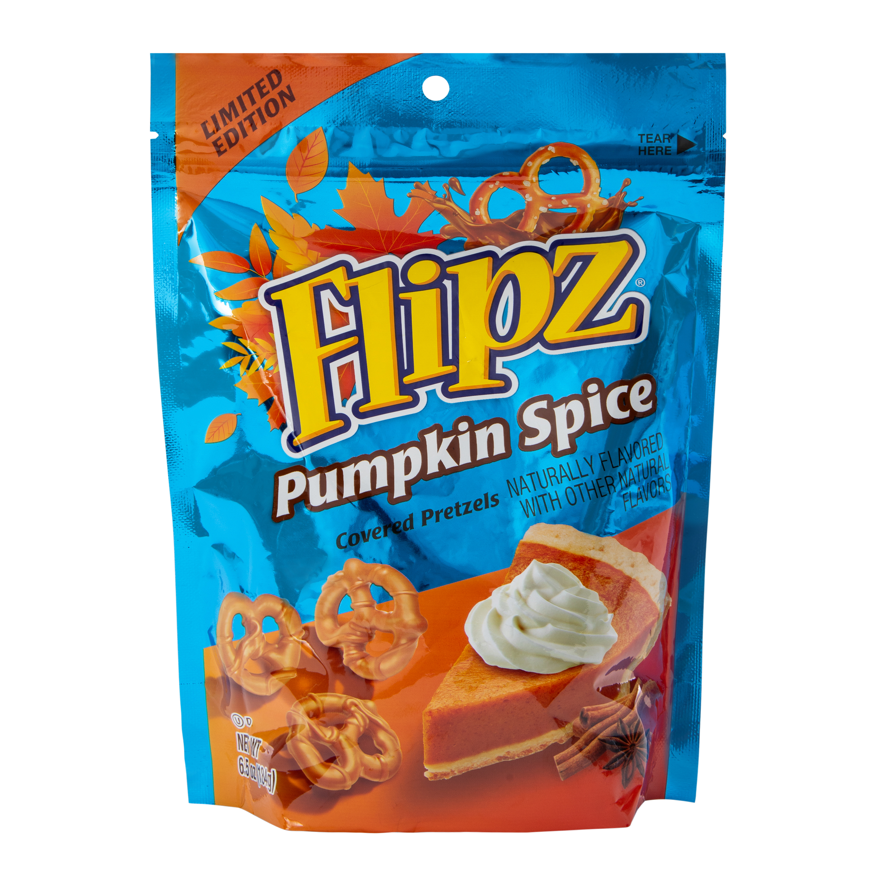 Flipz® Pumpkin Spice Covered Pretzels 6.5oz