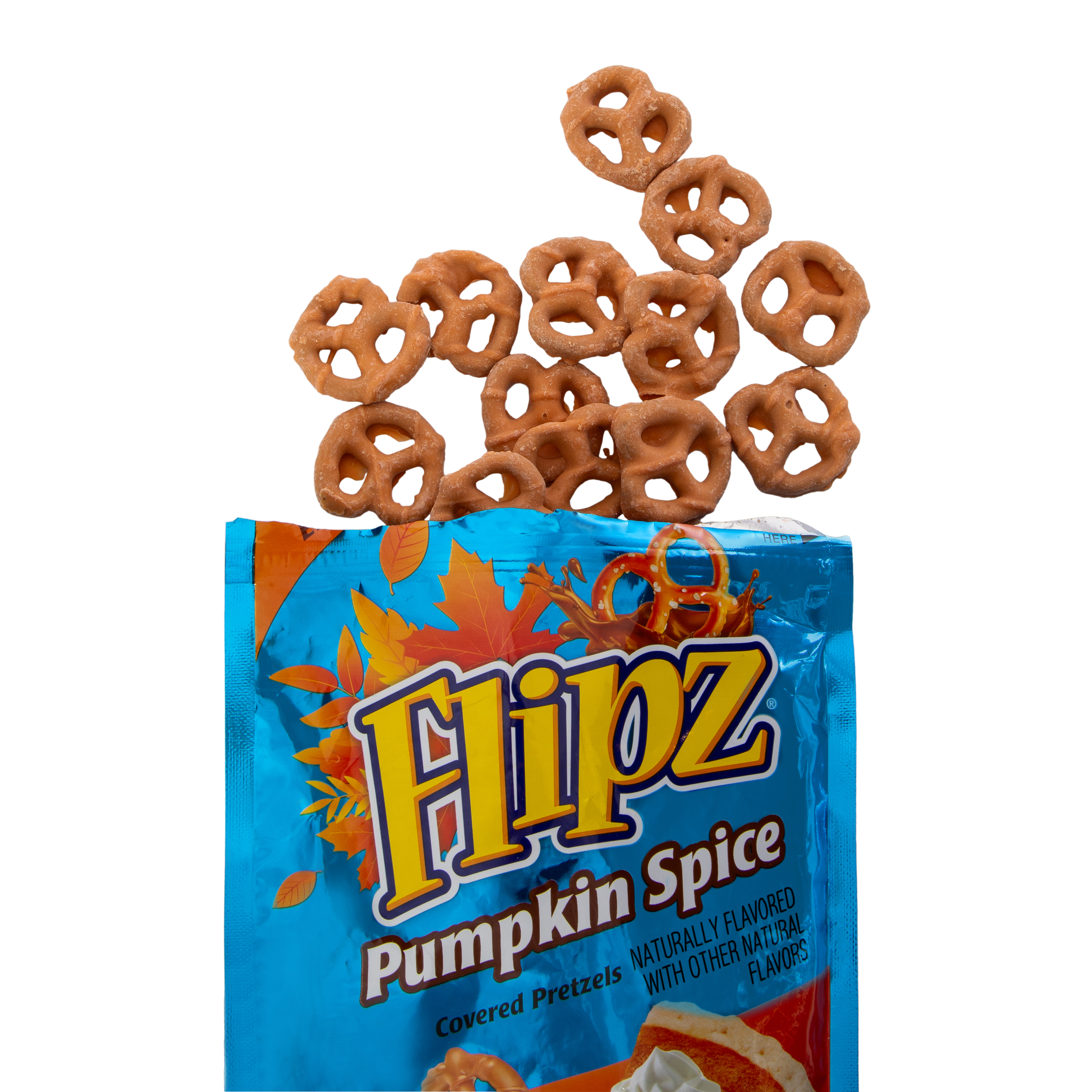 Flipz® Pumpkin Spice Covered Pretzels 6.5oz