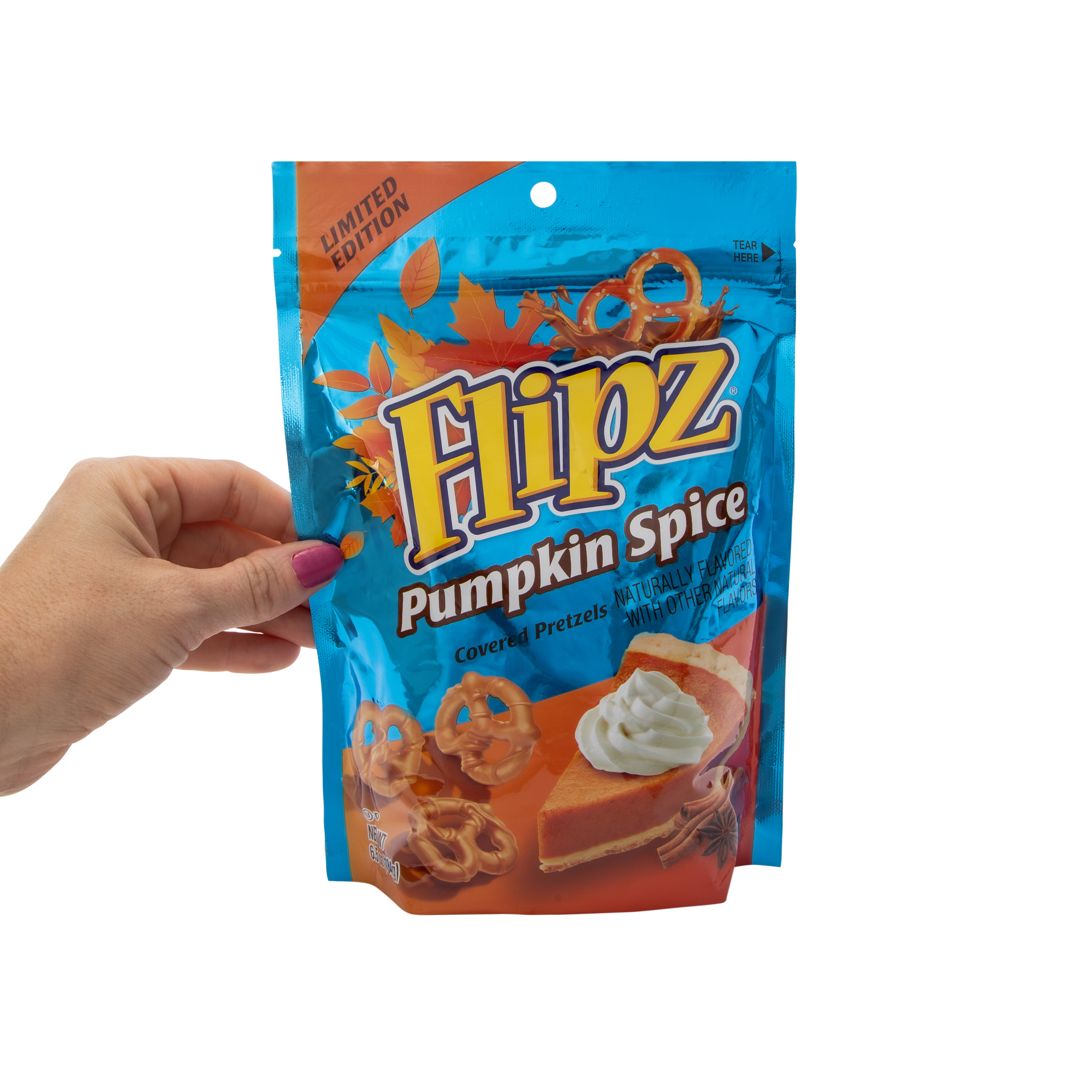 Flipz® Pumpkin Spice Covered Pretzels 6.5oz