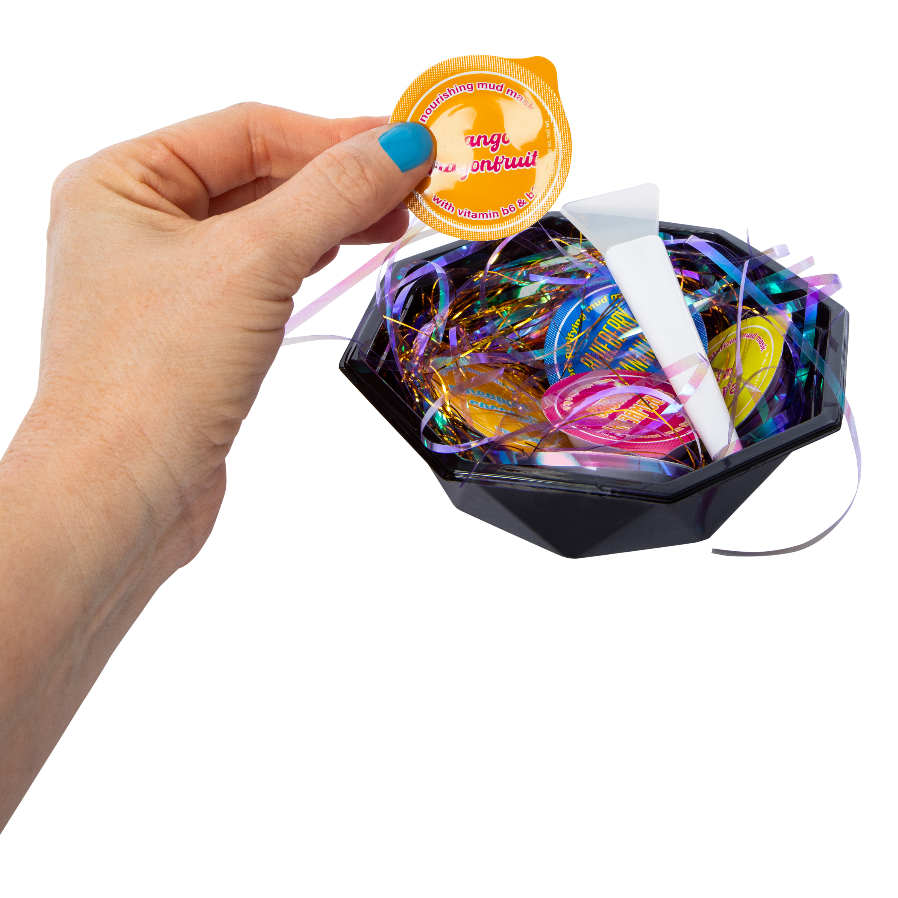 Fruit Smoothie Bowl Mud Mask Pods With Silicone Brush