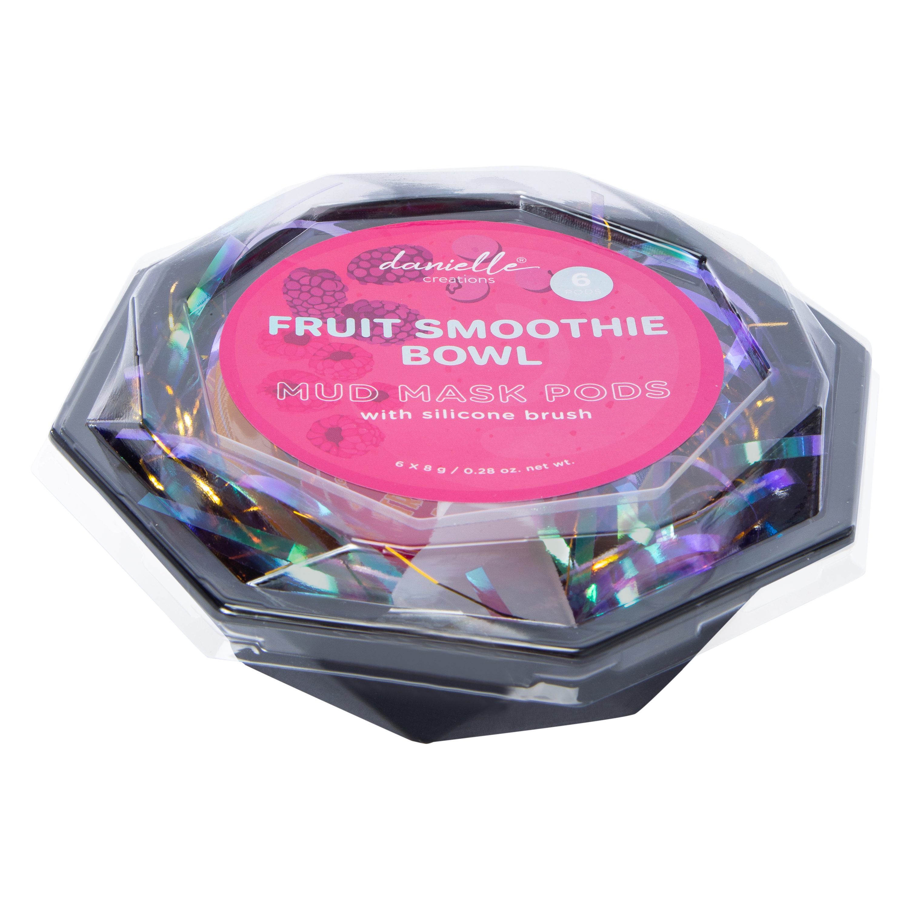 Fruit Smoothie Bowl Mud Mask Pods With Silicone Brush