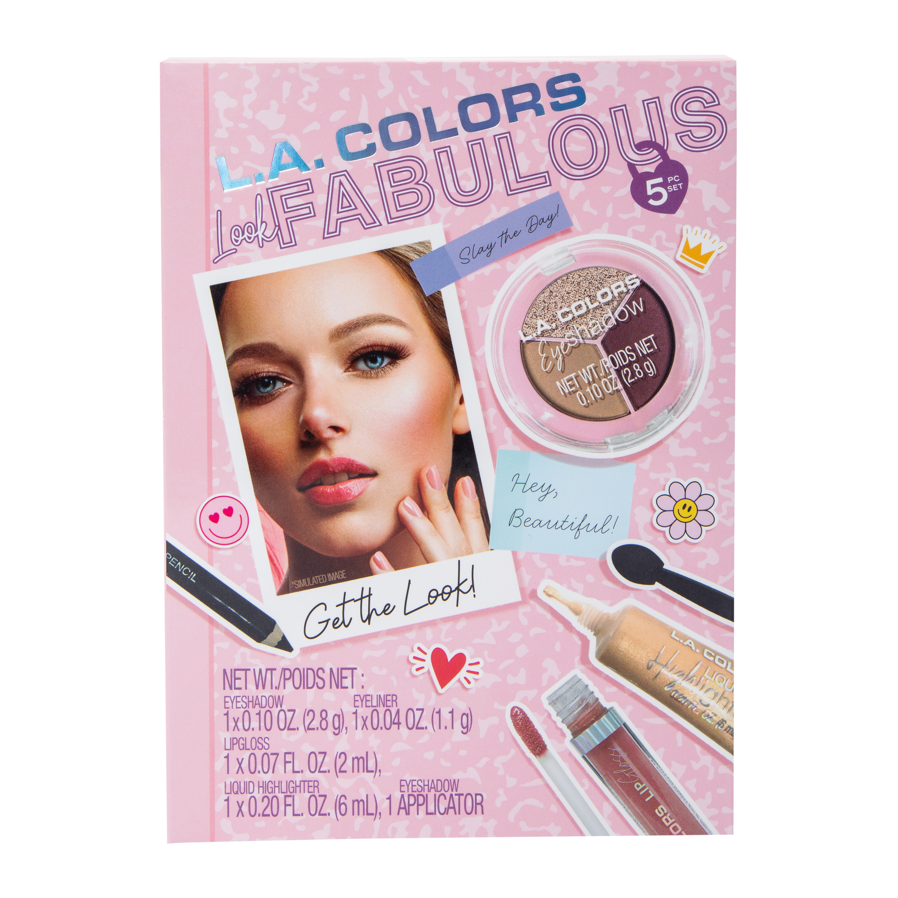 L.A. Colors® Look Fabulous Makeup Set 5-Piece
